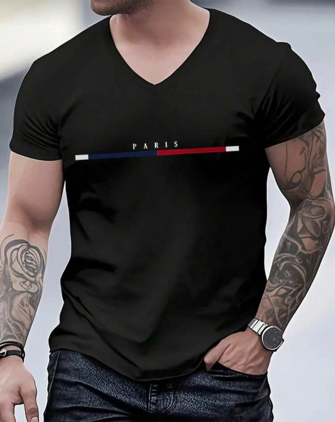 V neck T-shirts (buy 2 get free gift 🎁) image indicator(6)