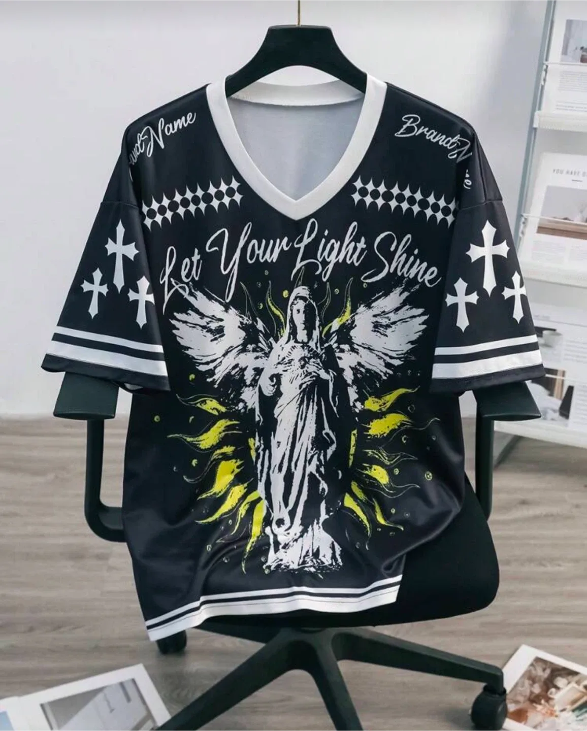 V neck T-shirts (buy 2 get free gift 🎁) image indicator(3)