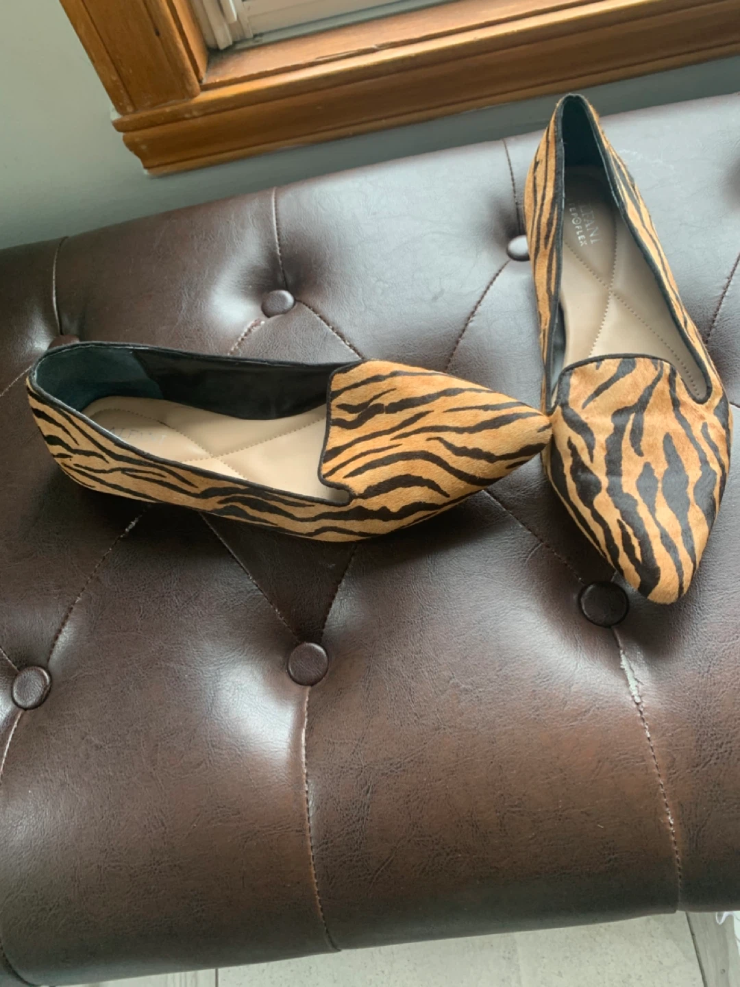 Alfani Stepflex Animal Print Flats size 10