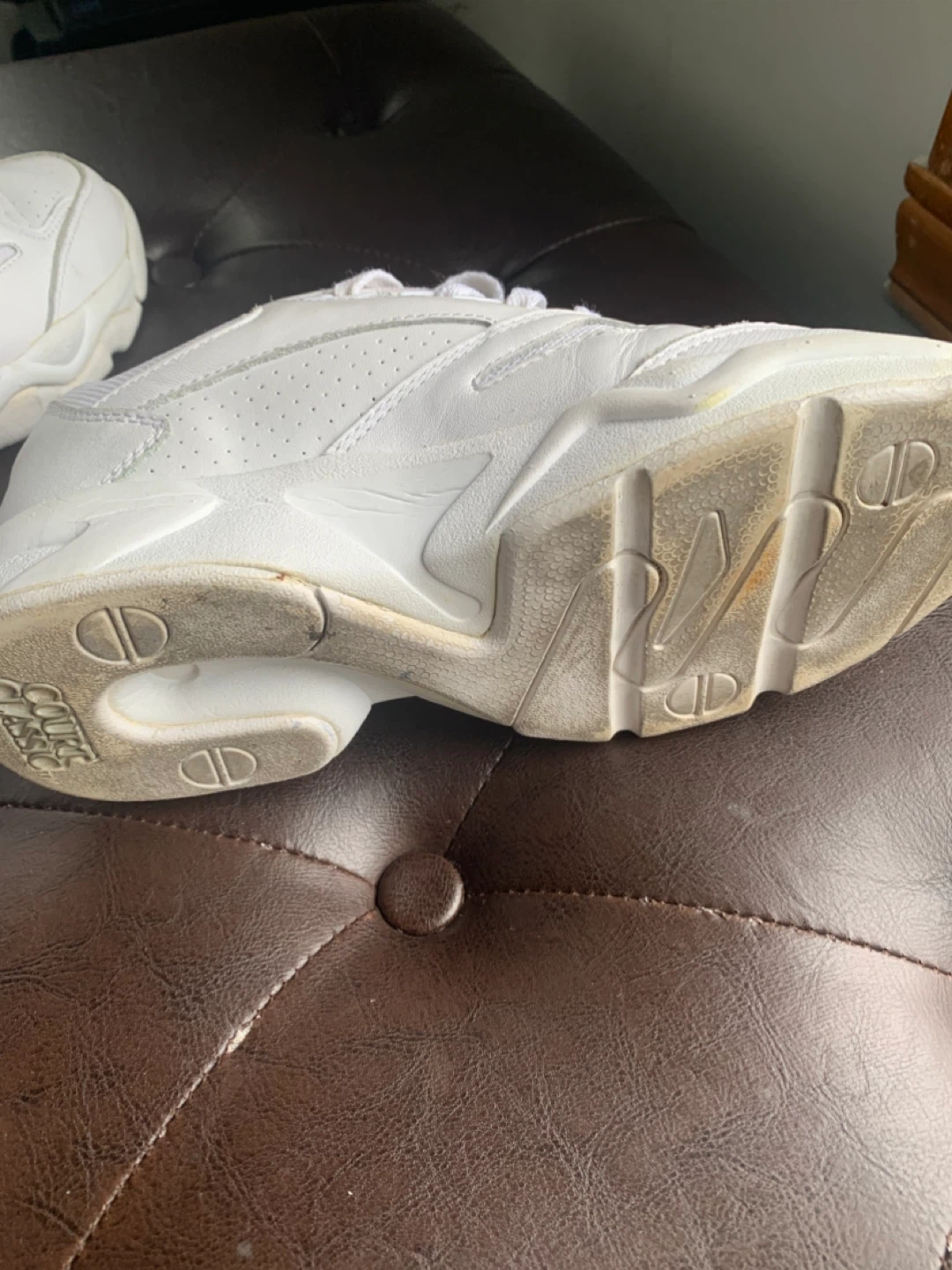 Court Classic White Sneakers - Size 7 - photo 3