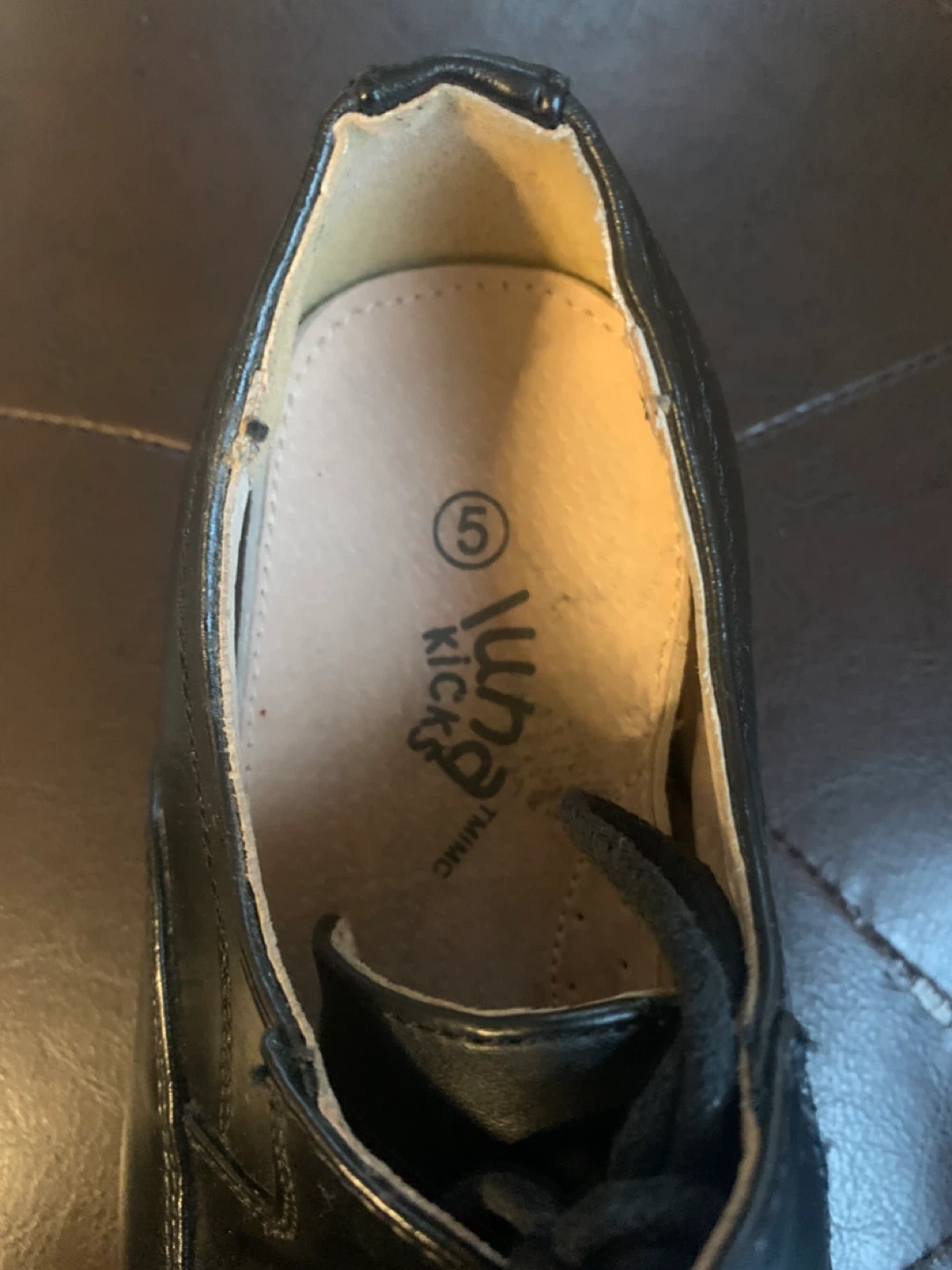 Vunzi Kicks Black Dress Shoes - Size 5 - photo 2