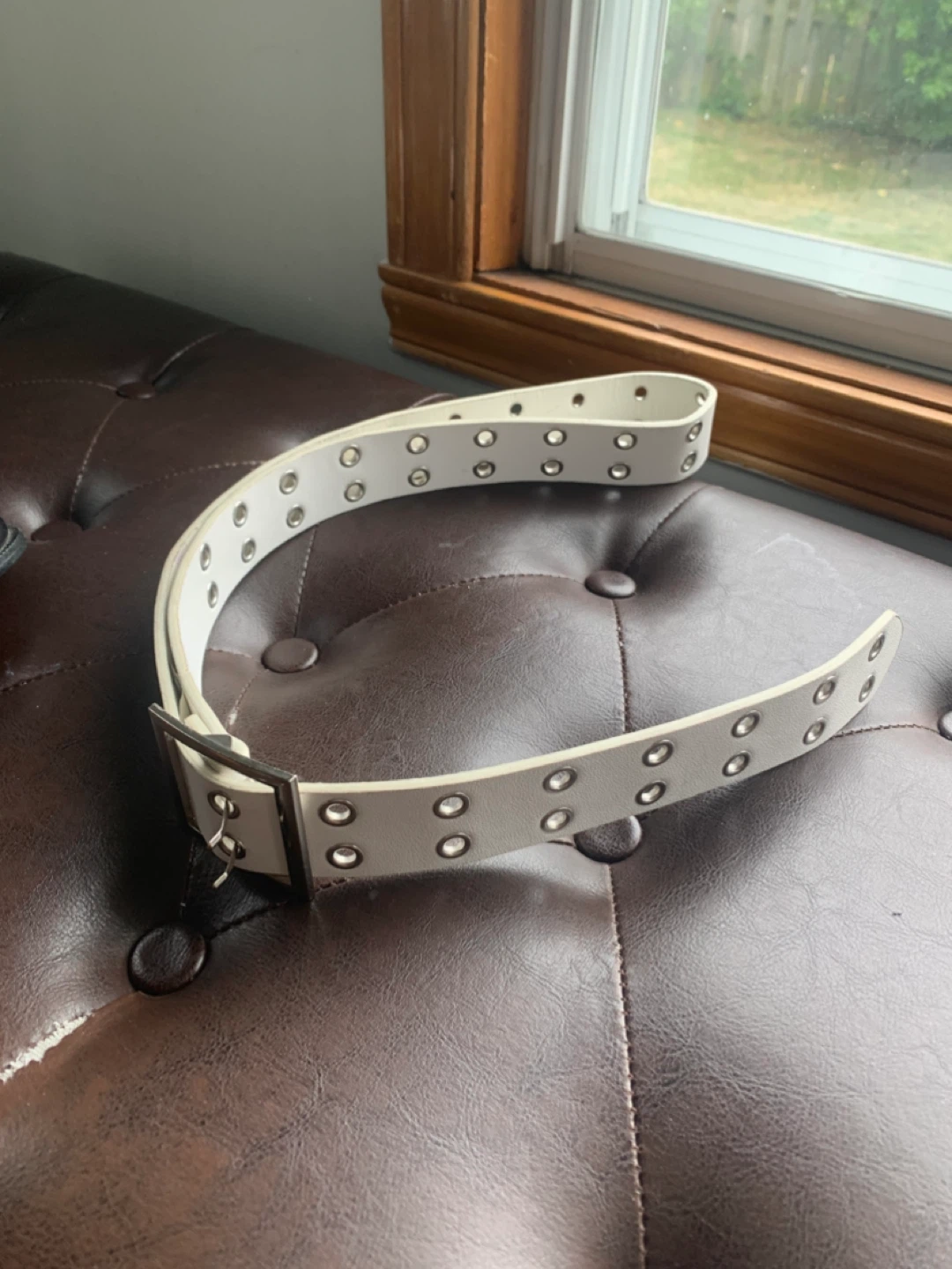 White Belt with Grommets