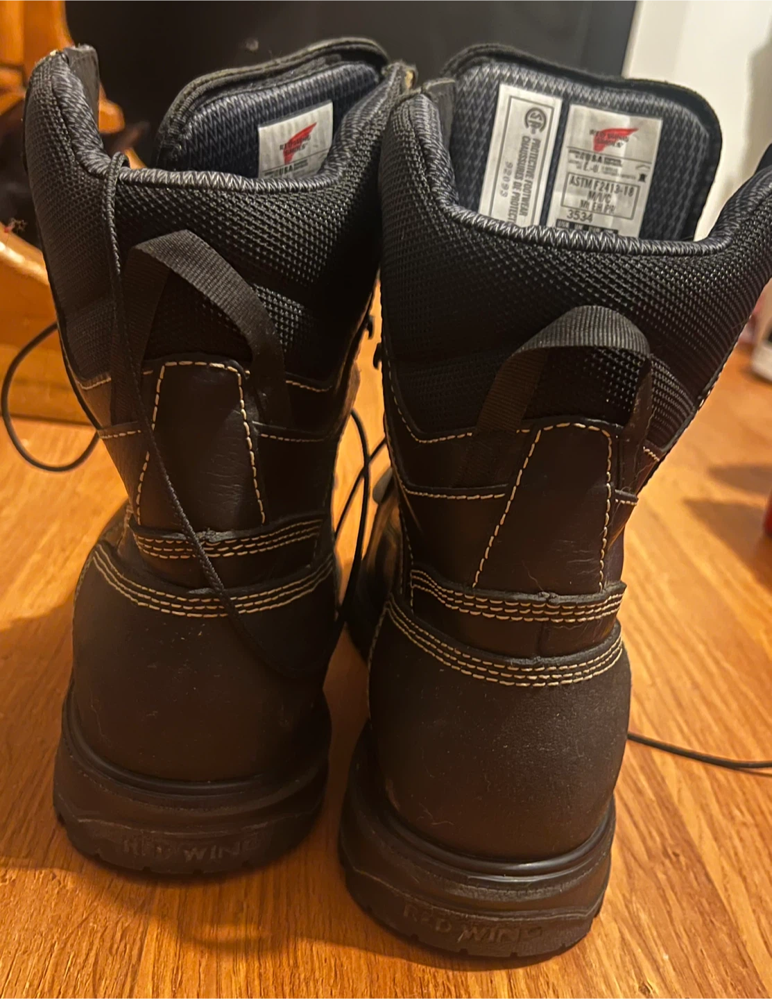NEW Red Wing Men’s BRNR XP #3534 Leather Safety Boots, Size 10 - photo 5