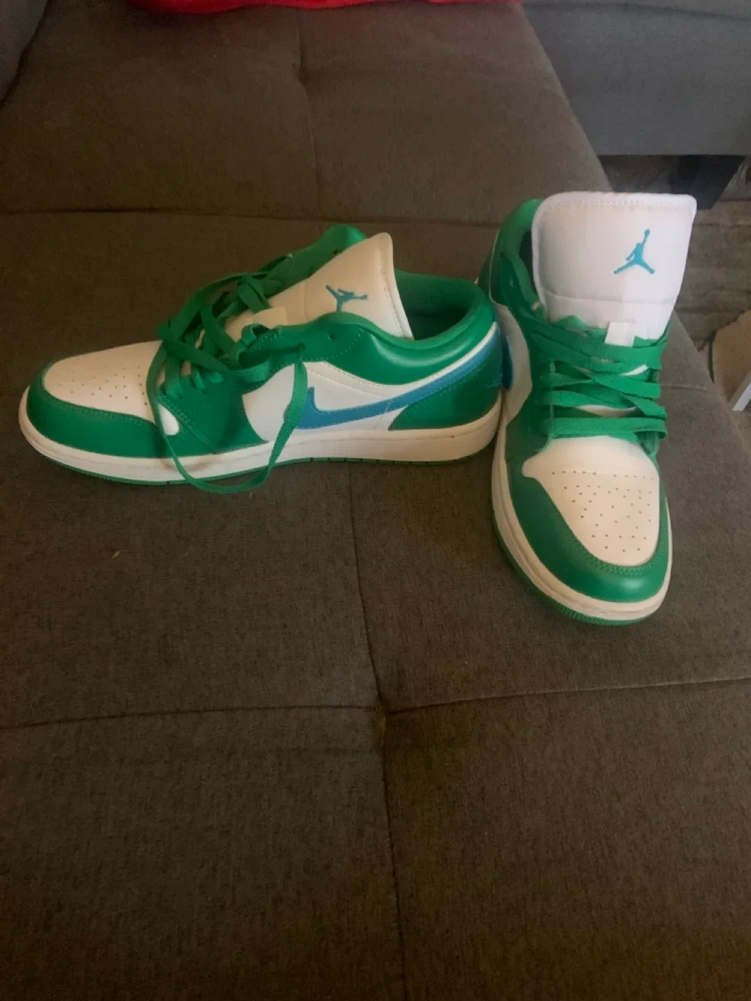 Nike Air Jordan 1 Low Green/White, Men’s 8 Women’s 9.5 image indicator(3)