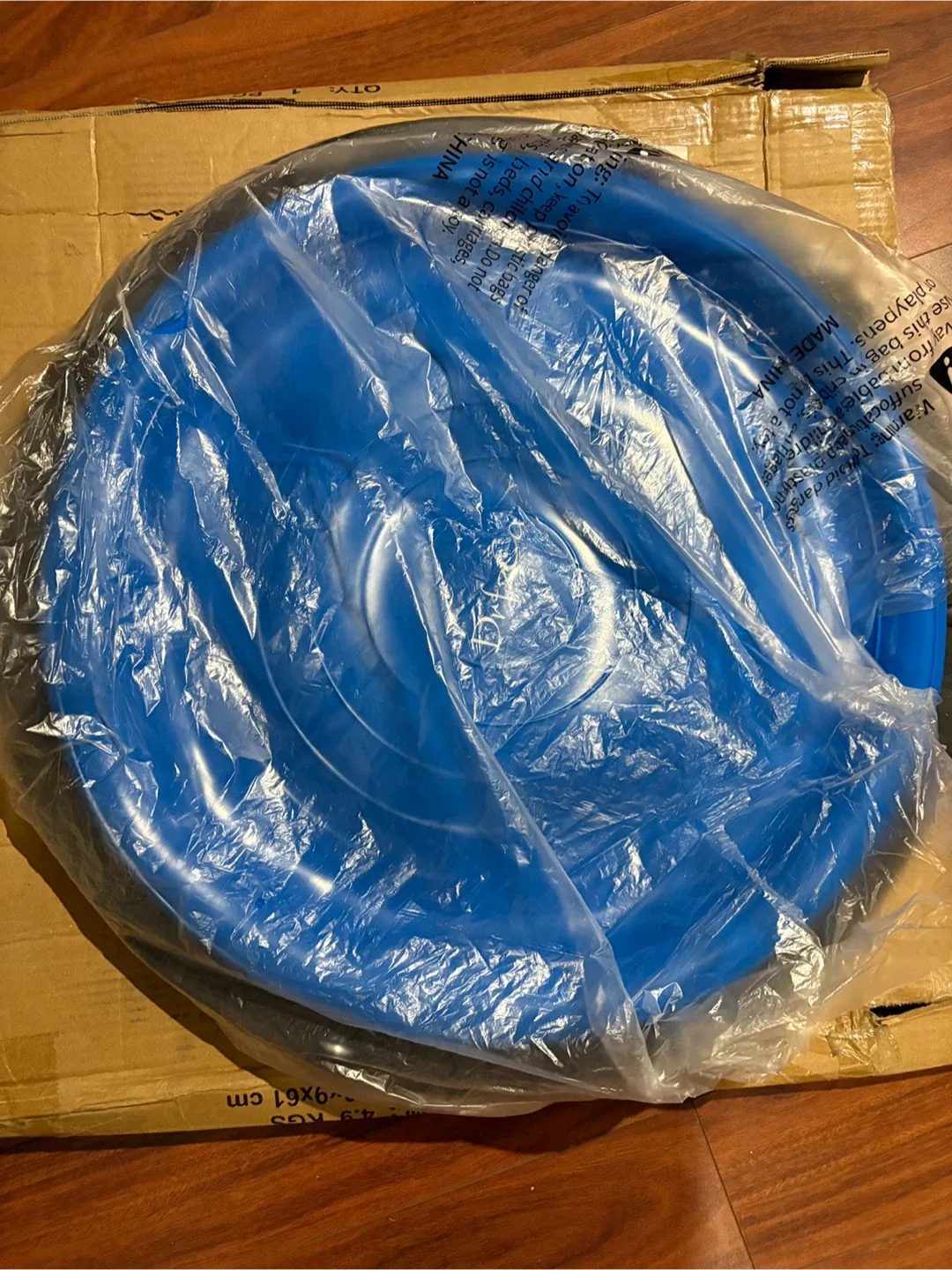 Drfzca Balance Ball with Pump - Blue image indicator(5)