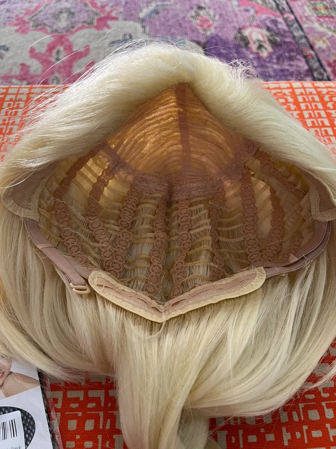 Braided Blonde Wig with Wig Cap image indicator(2)
