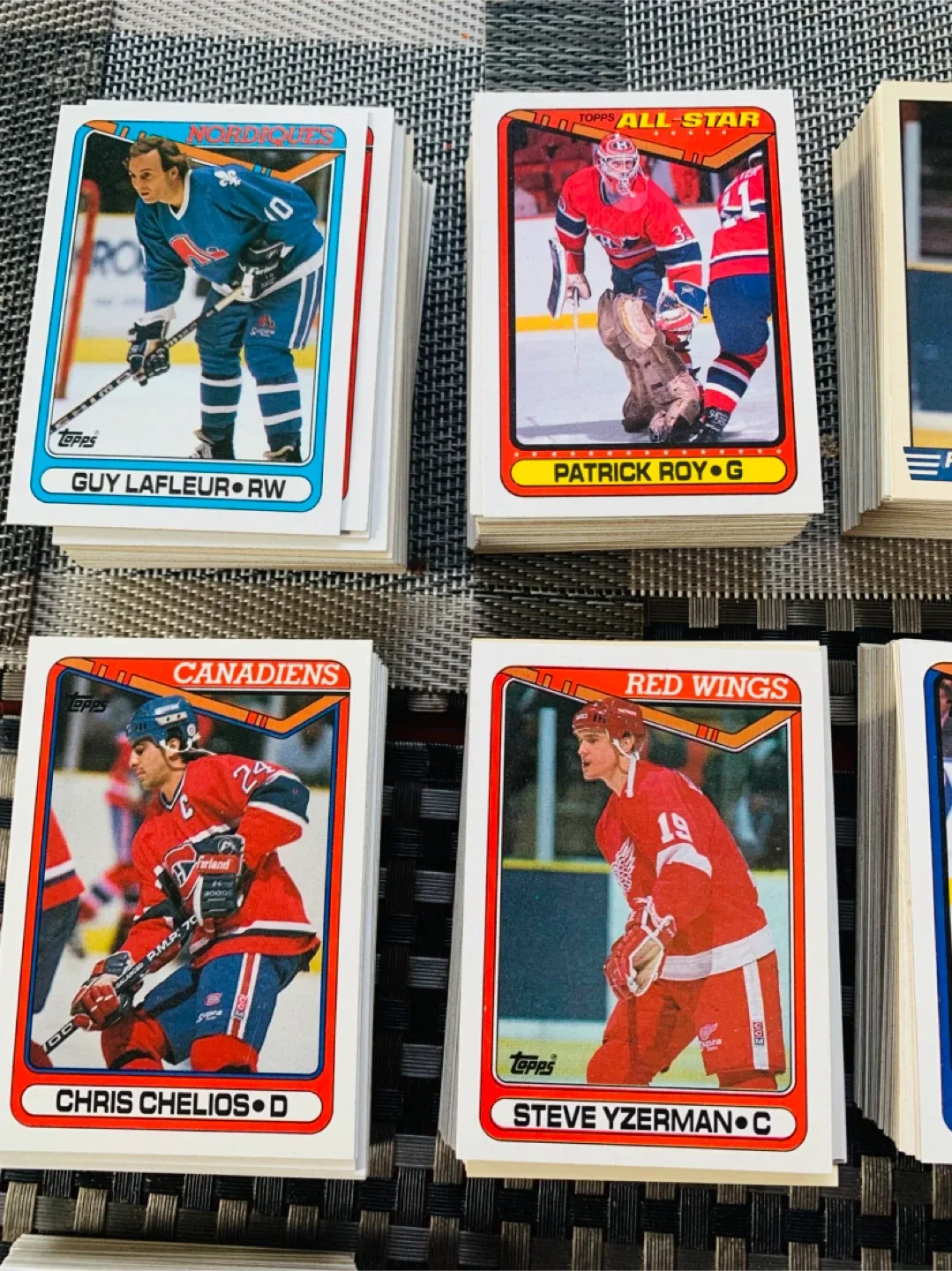 Over 450 Hockey Trading Cards w/ 69 FREE CARDS - 1990 TOPPS image indicator(3)