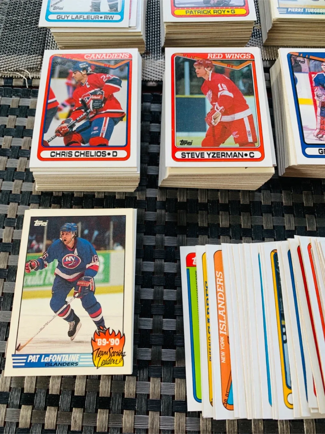 Over 450 Hockey Trading Cards w/ 69 FREE CARDS - 1990 TOPPS image indicator(5)