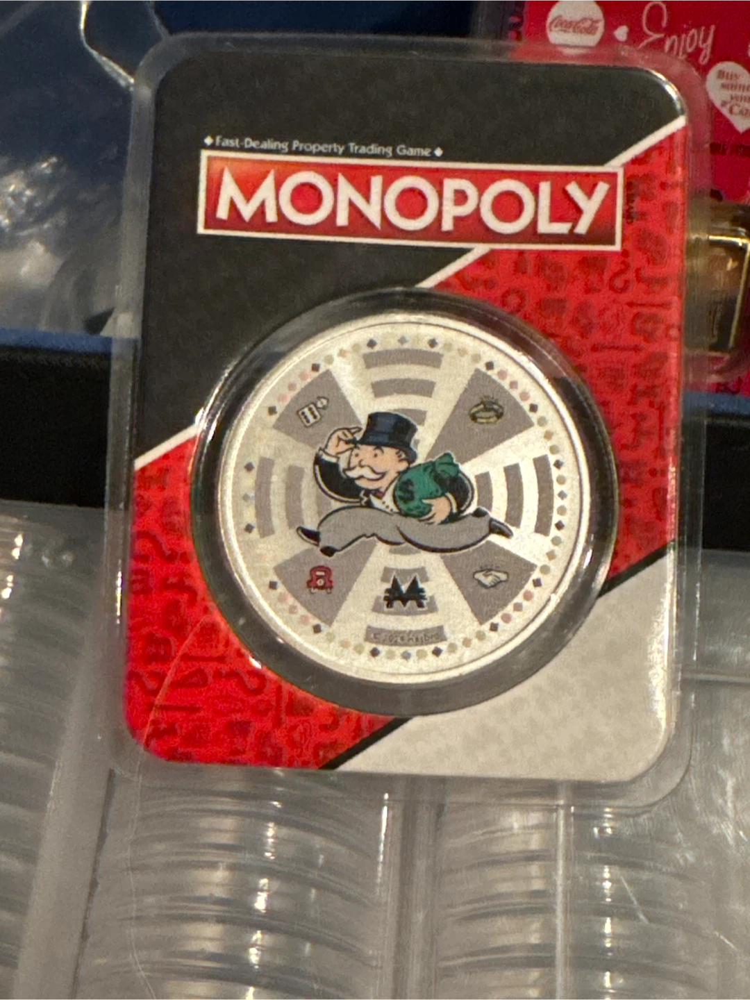 Monopoly Samoa 1 oz Ag 999 2024 $5 Dollars Coin