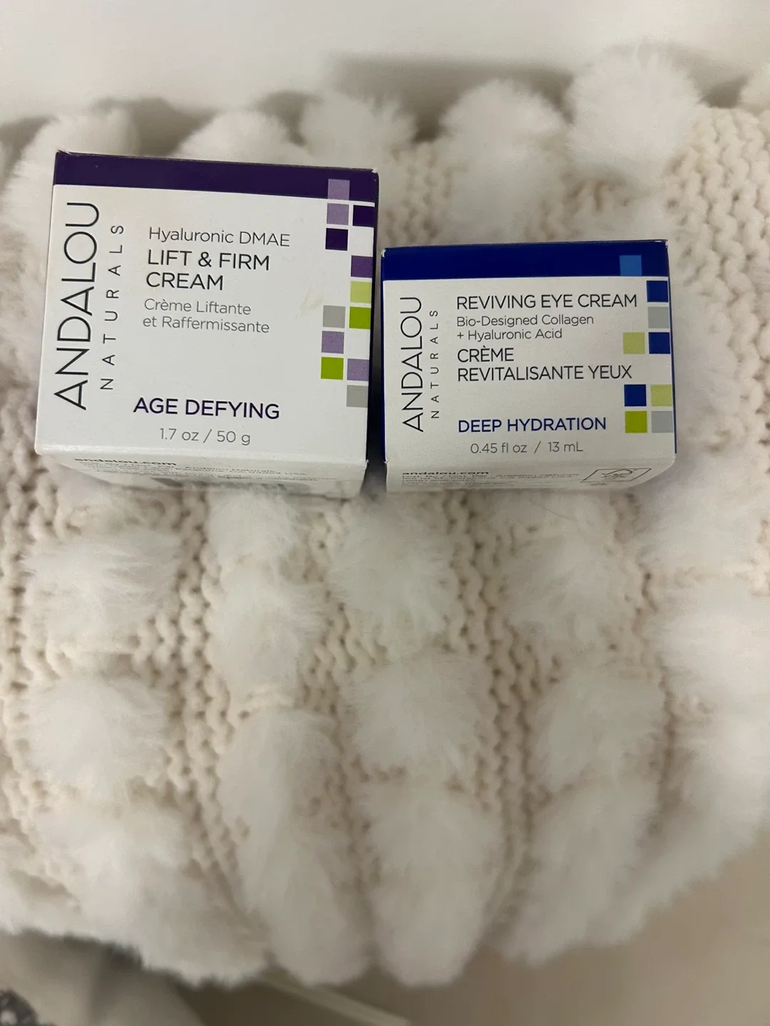 Andalou Naturals Lift & Firm Cream + Reviving Eye Cream thumbnail