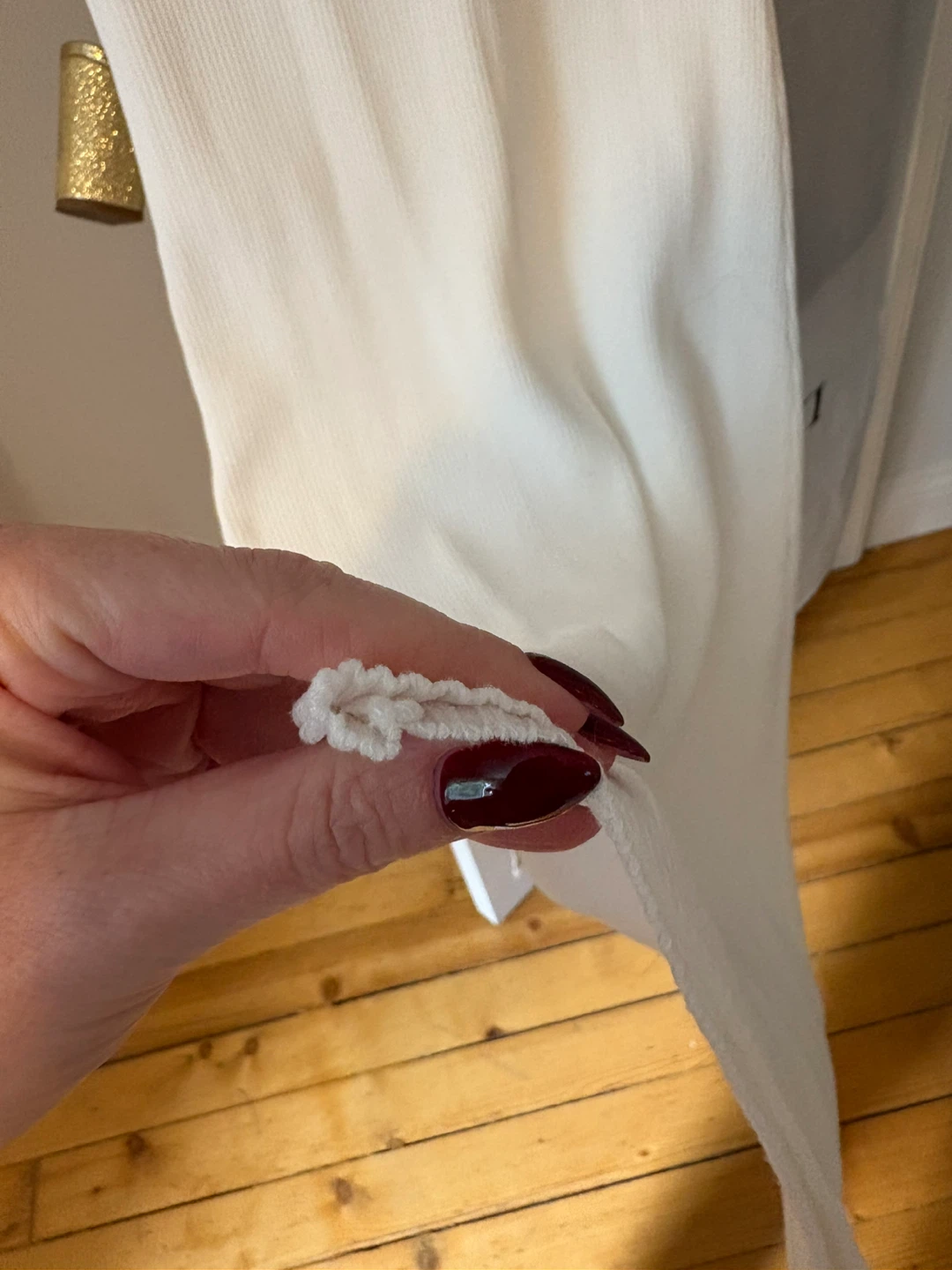 White Knit Dress - photo 4