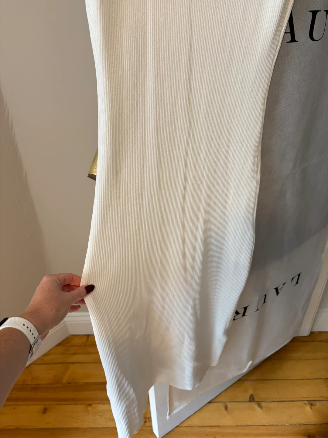 White Knit Dress - photo 3