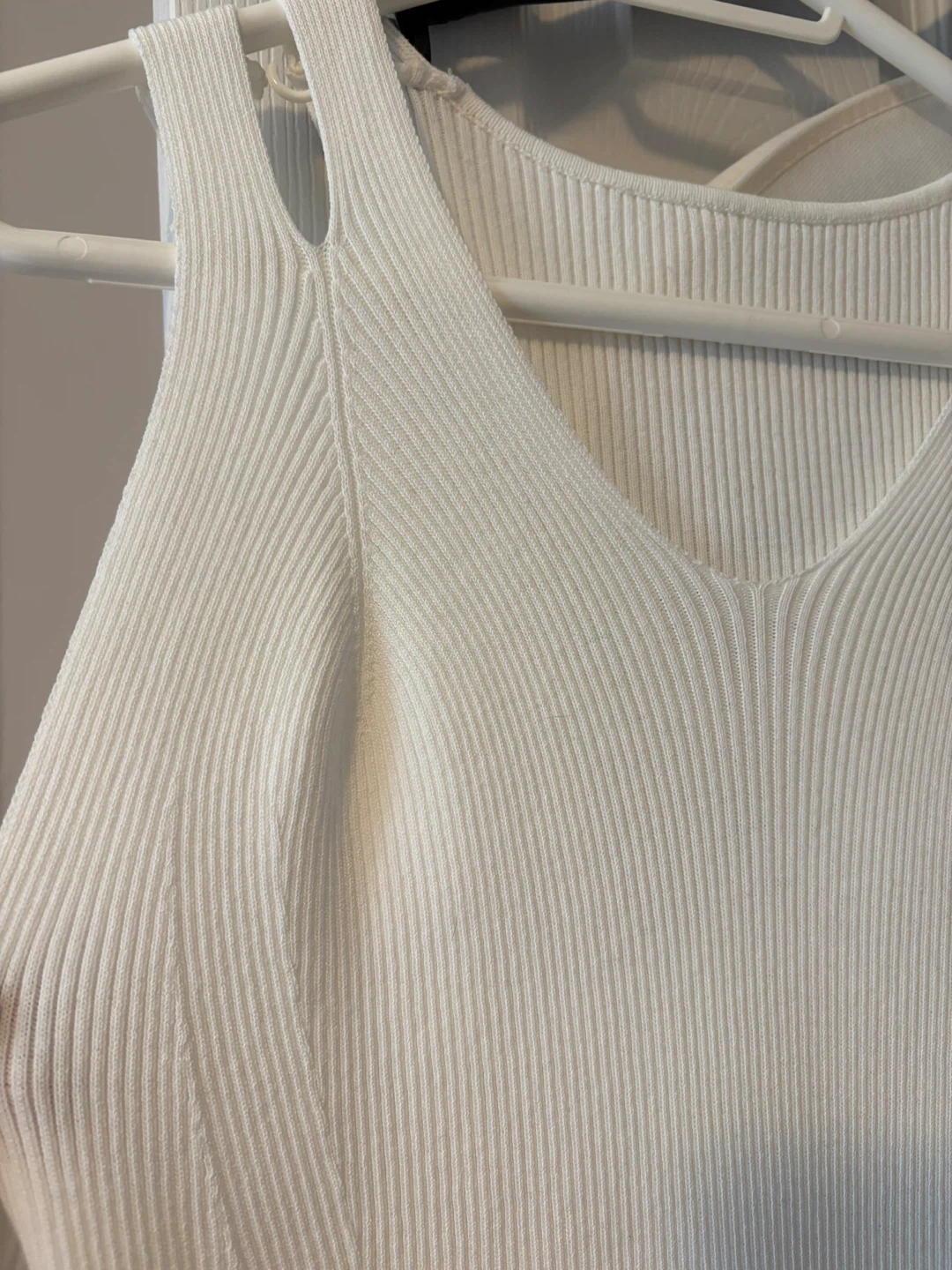 White Knit Dress - photo 2