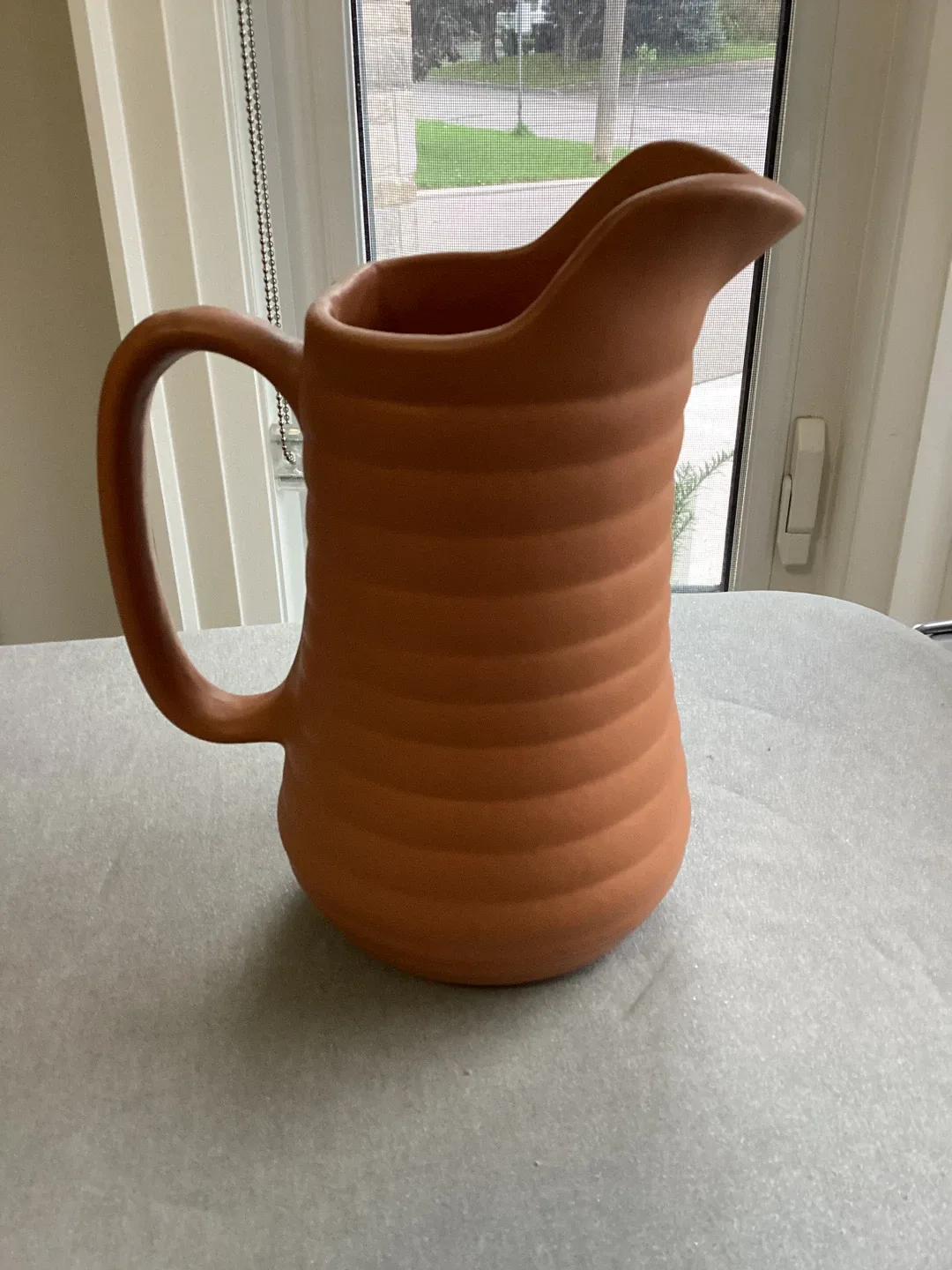 TERRA COTTA LIKE PITCHER thumbnail