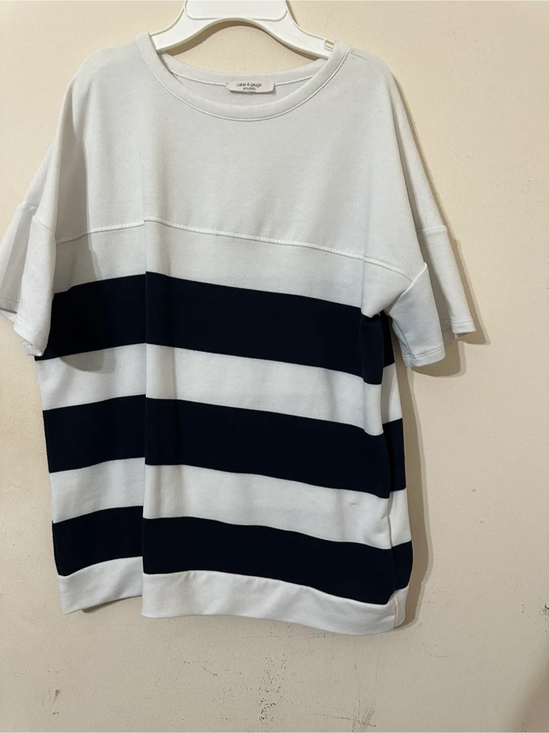 Cable & Gauge Studio Striped Tunic Top thumbnail
