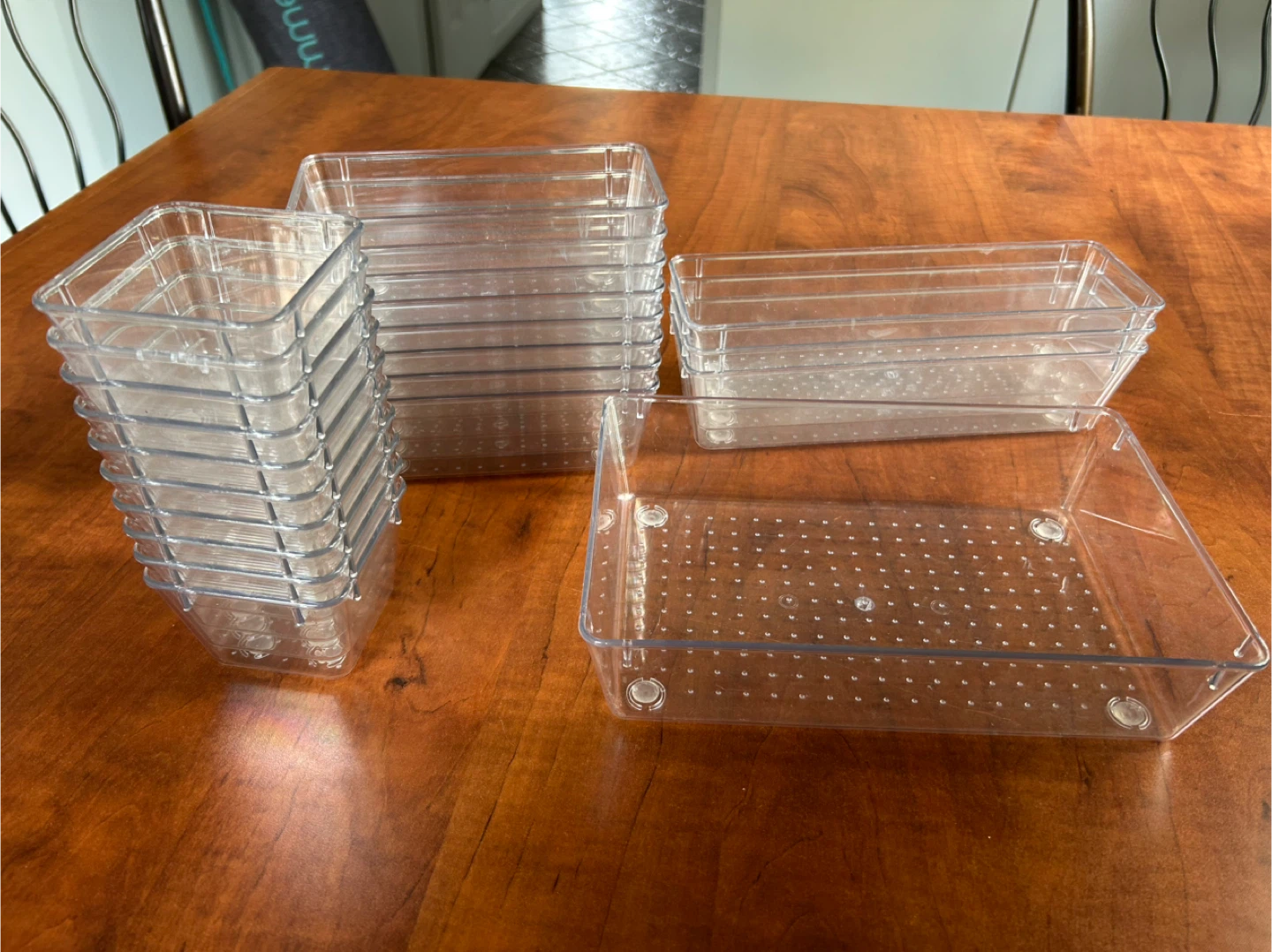 Clear Plastic Storage Bins/Organizers