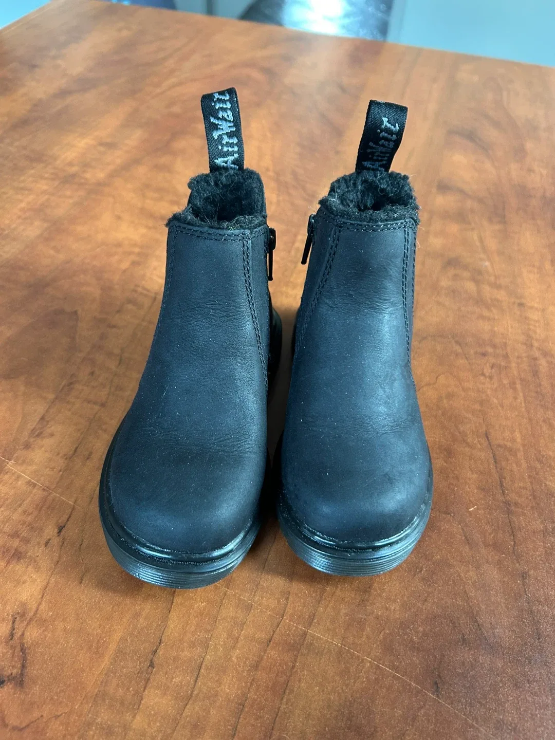 Dr. Martens Fur-Lined Toddler Boots - Size US 7 thumbnail