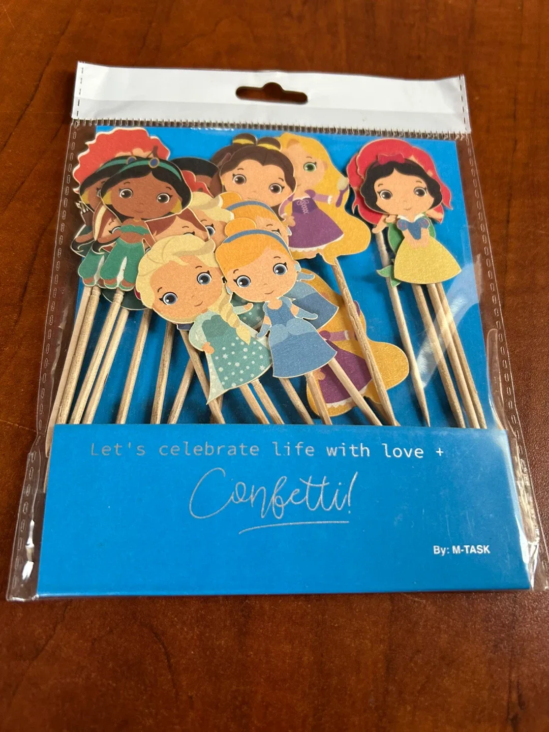 Confetti! Princess Cupcake Toppers thumbnail