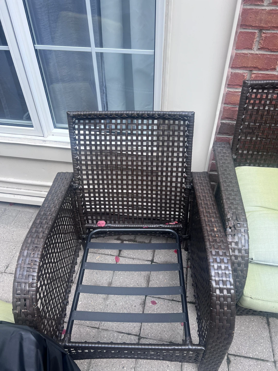 Outdoor Wicker Patio Chairs - Set of 2 - photo 2