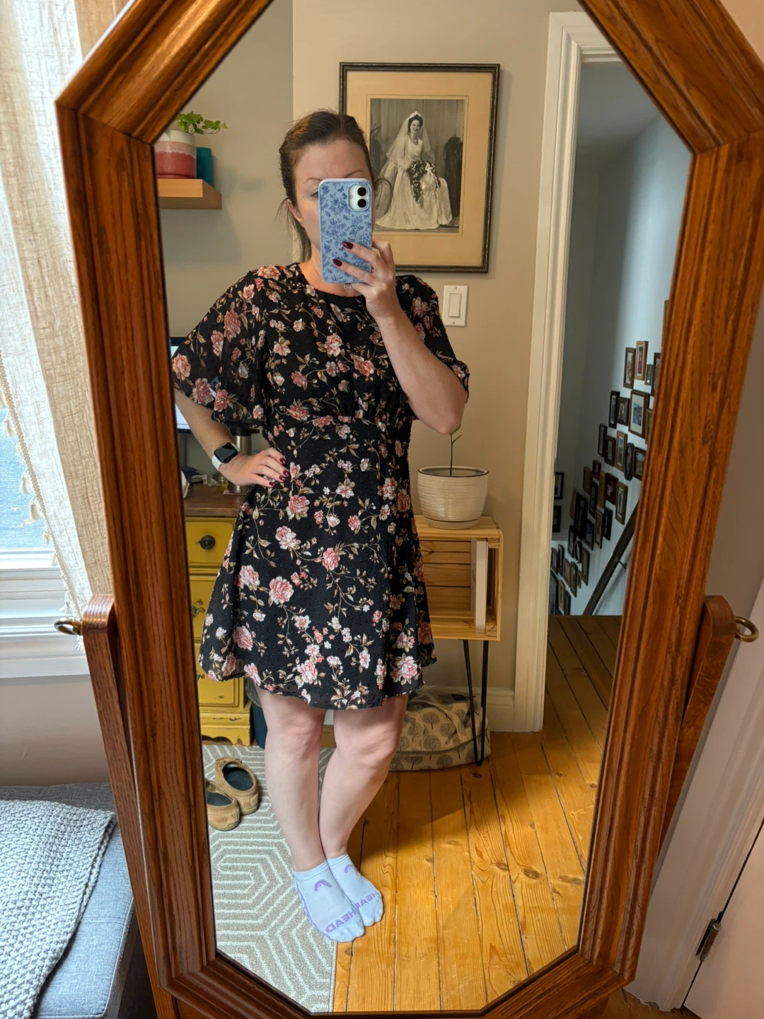 Floral Print Mini Dress