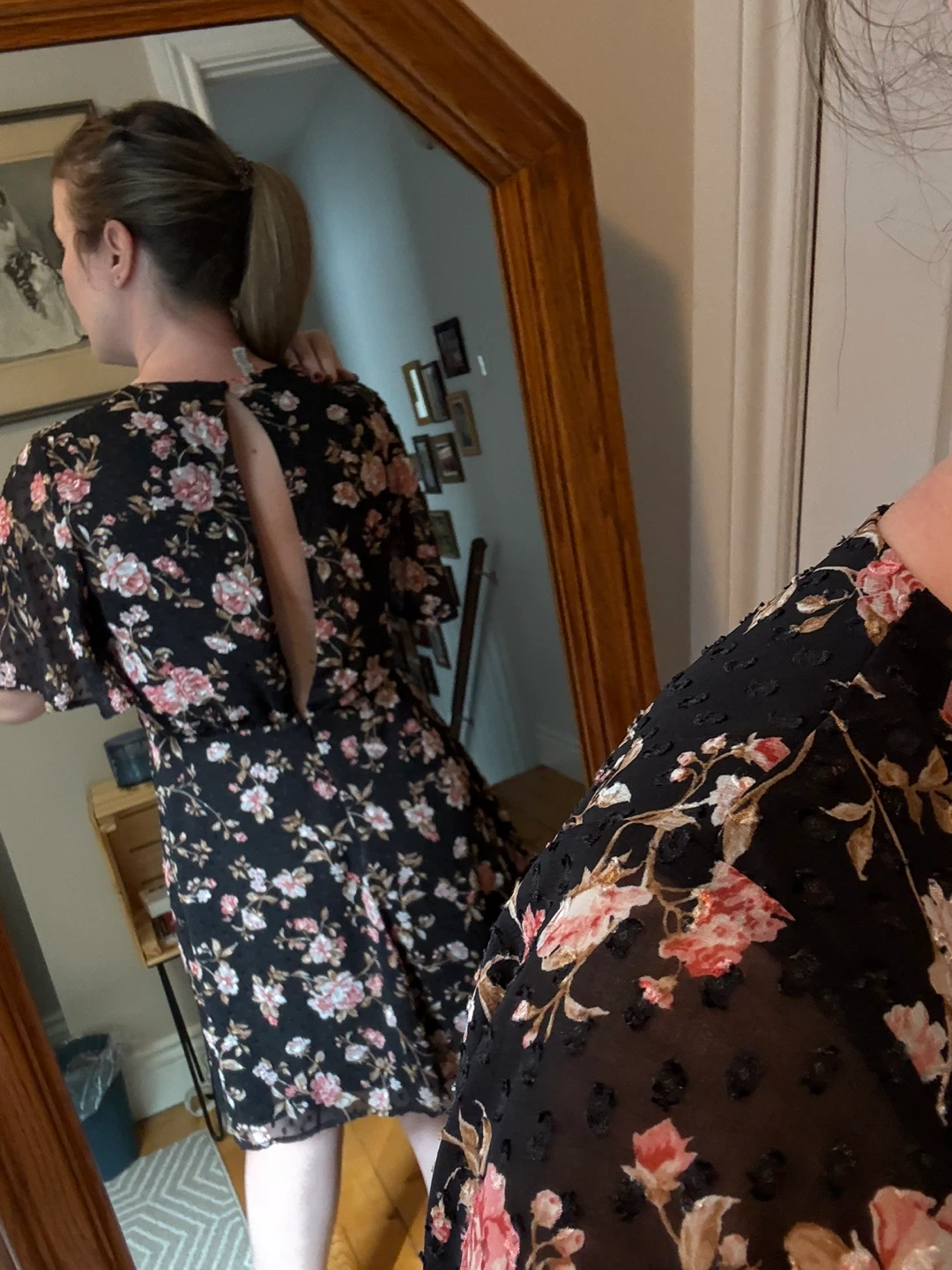 Floral Print Mini Dress - photo 3