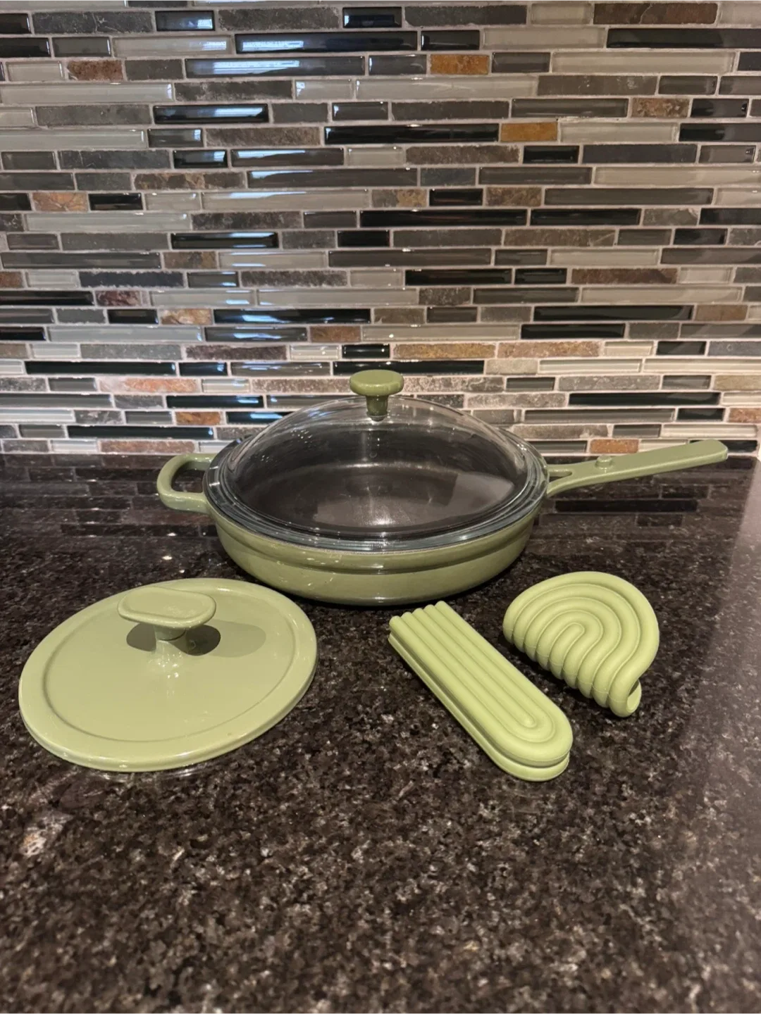 Our Place Olive Always Pan with Accessories thumbnail