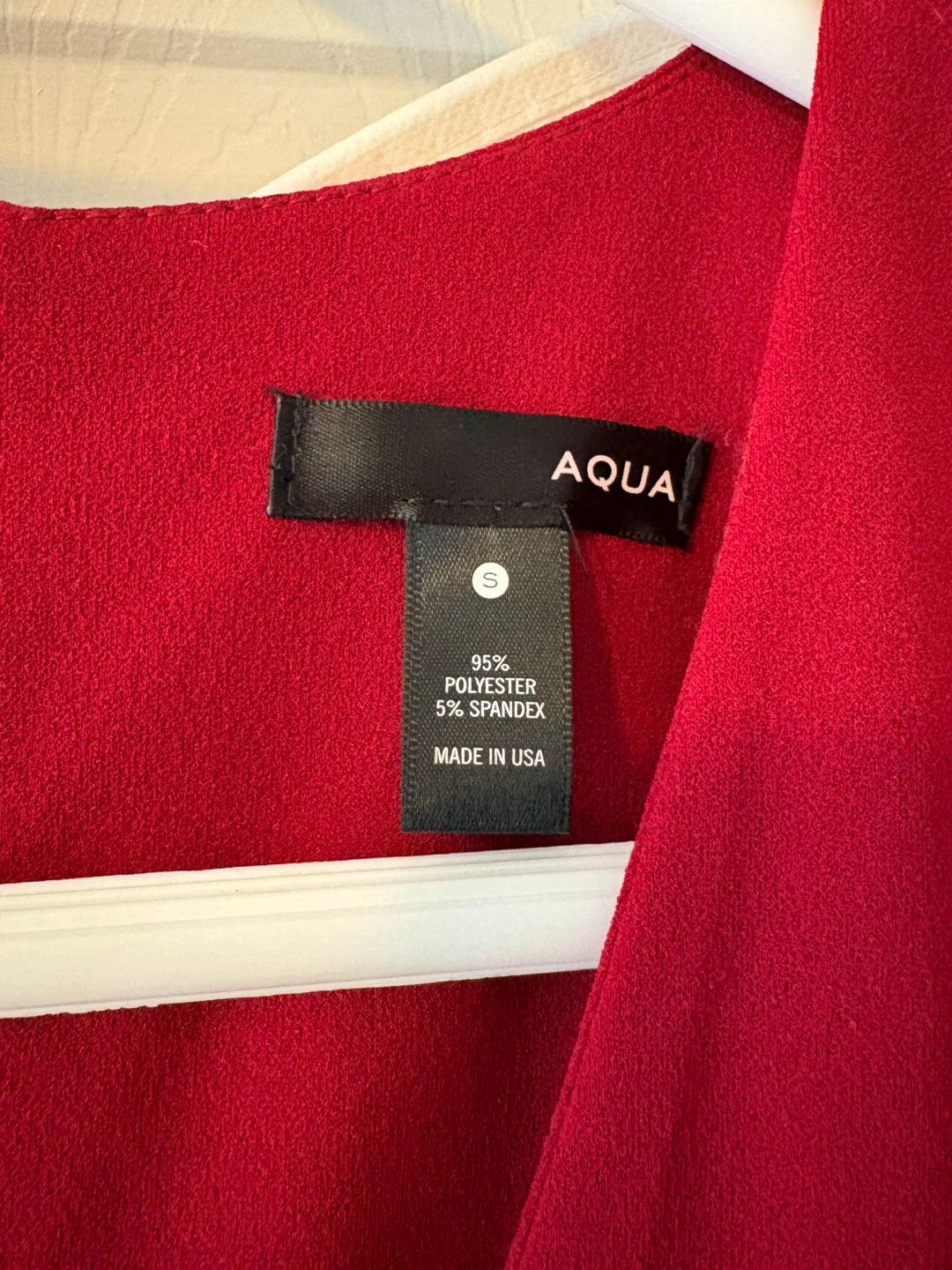 AQUA Red Jumpsuit - Size S - photo 3