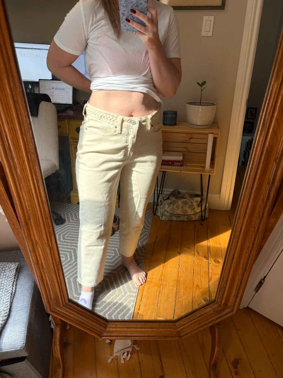 Old Navy OG Straight High-Rise Jeans - Size 8 Petite
