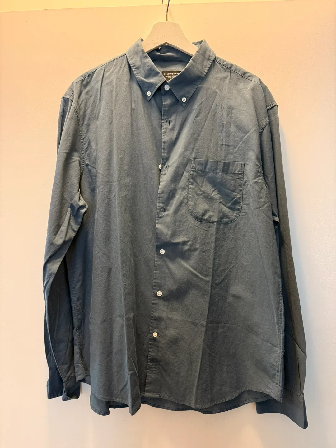 Club Monaco Airy Poplin Slim Fit Shirt - XL thumbnail