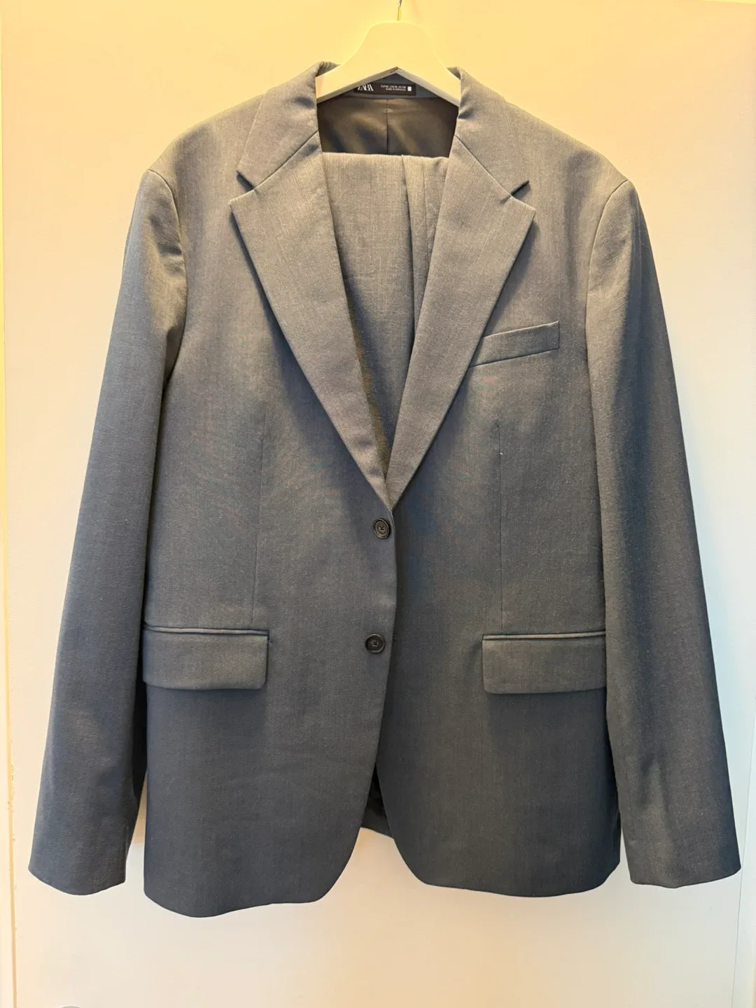 Zara Blue/Grey Suit - EUR 54, USA 44 thumbnail