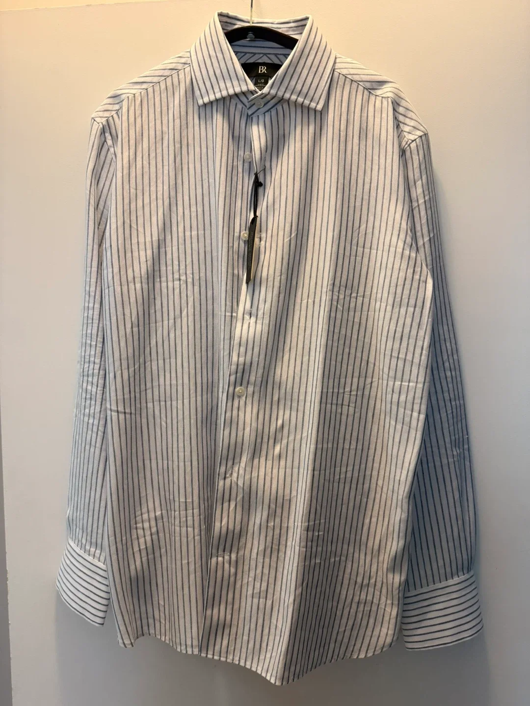Banana Republic Linen Cotton Dress Shirt - L/G thumbnail
