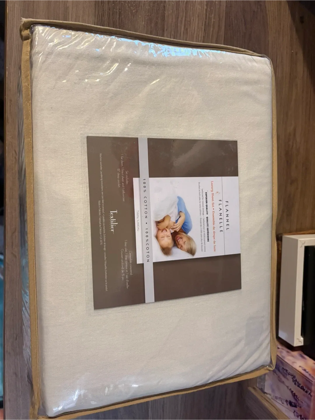 Textileir Flannel Twin Sheet Set - New thumbnail