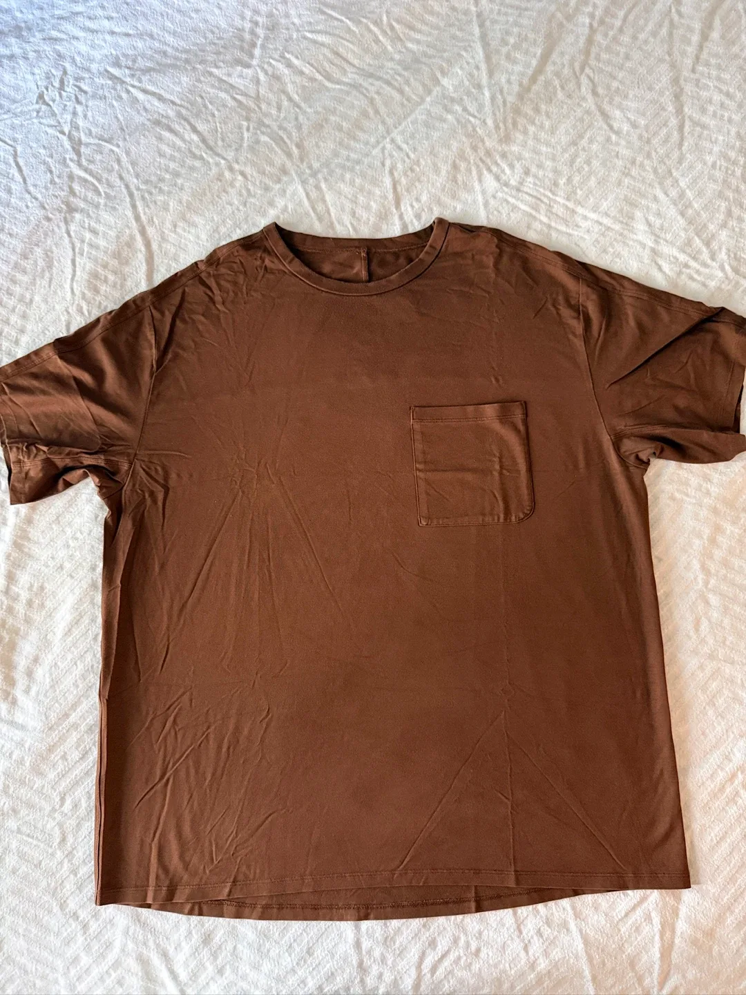 Lululemon Brown Pocket T-Shirt thumbnail