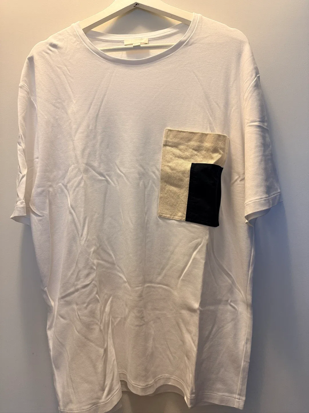 COS White T-Shirt with Pocket - Size L thumbnail