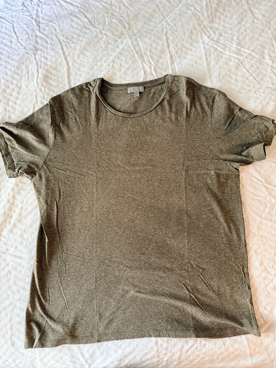 COS Olive Green T-Shirt - XL thumbnail