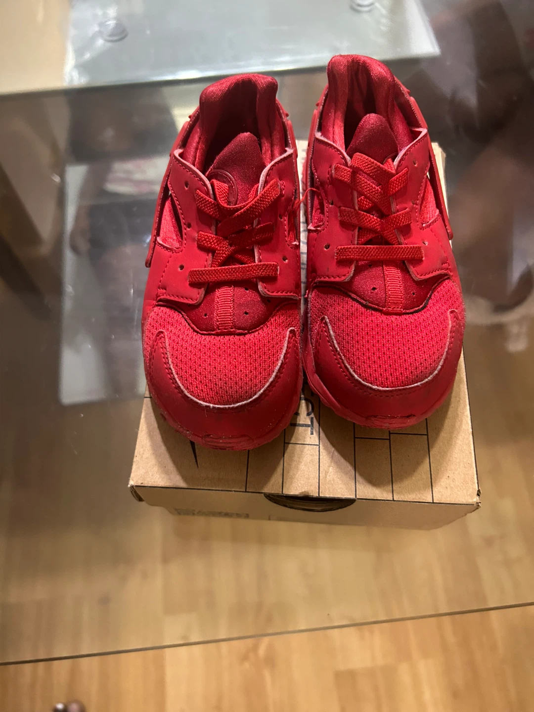 Nike Huarache Toddler Shoes - Red - photo 2