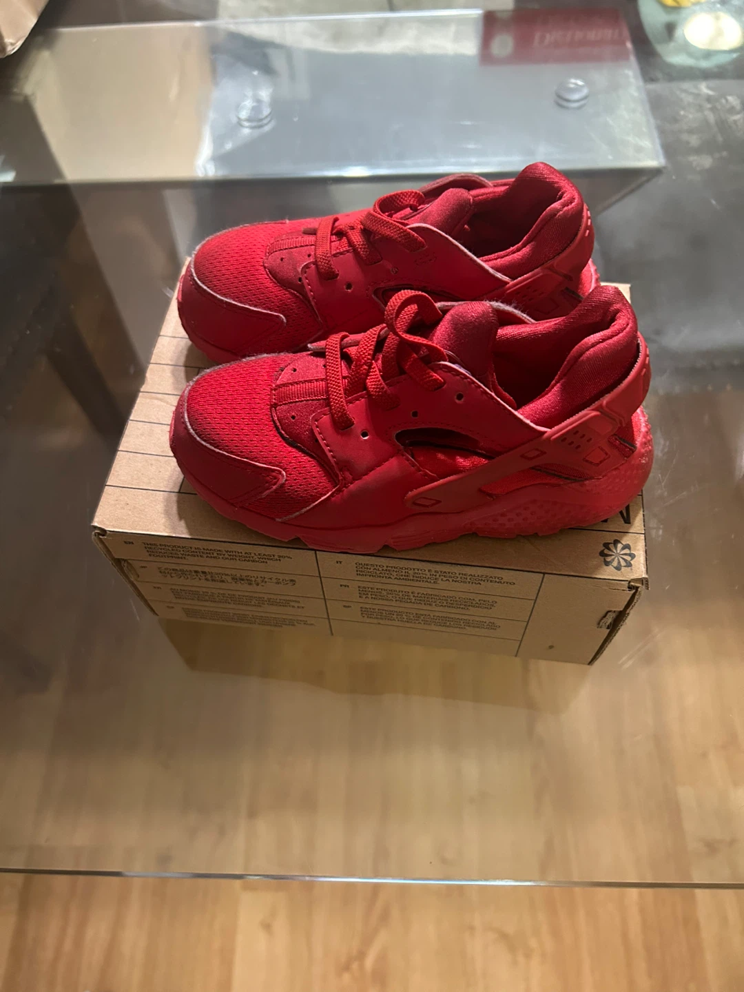 Nike Huarache Toddler Shoes - Red