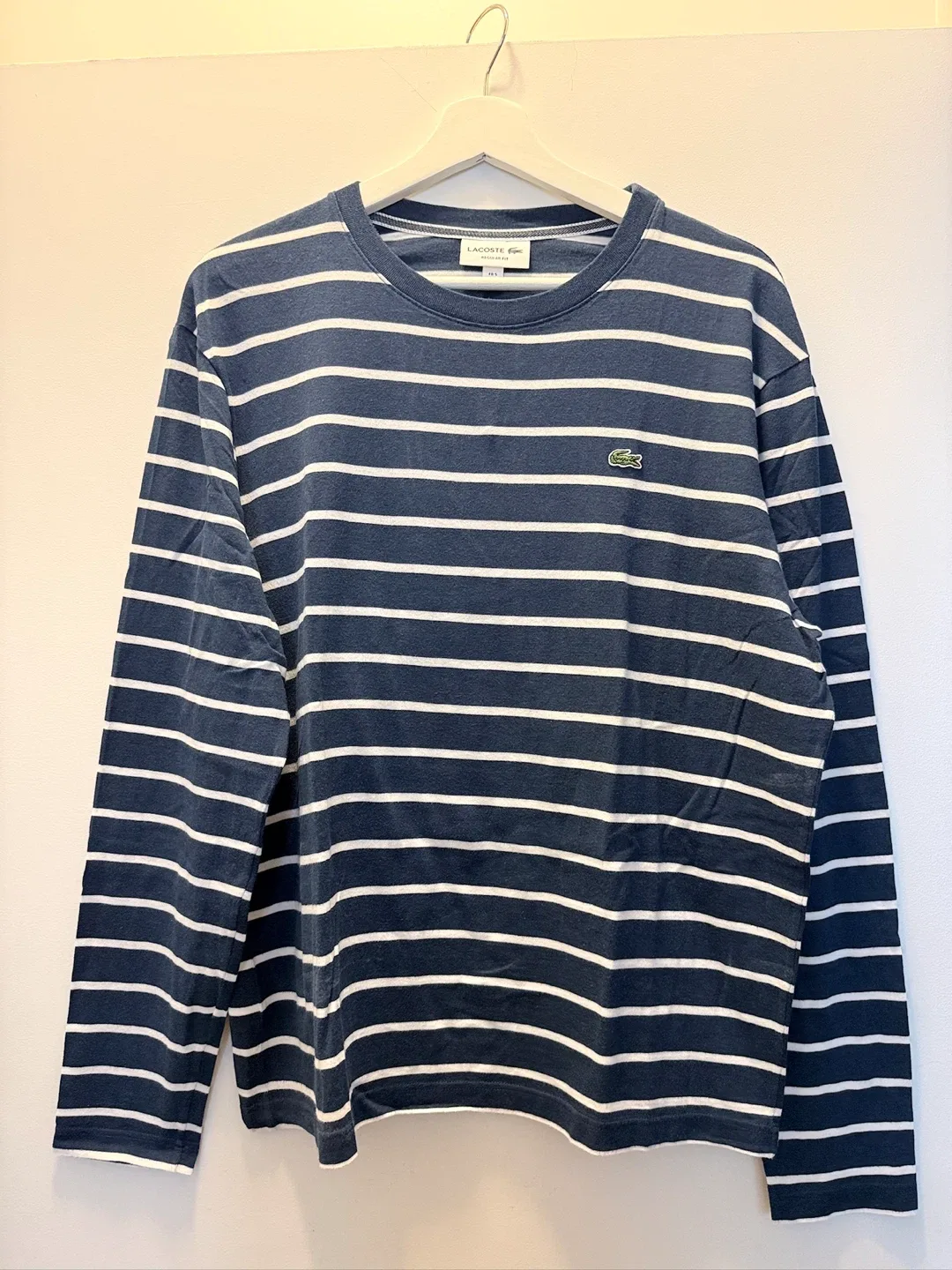 Lacoste Striped Long Sleeve Shirt - Size L thumbnail