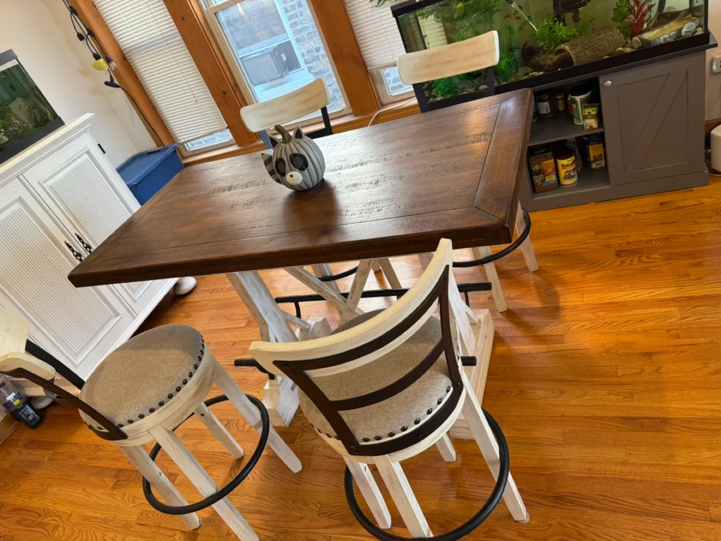 Counter Height Swivel Stools - Set of 4 thumbnail