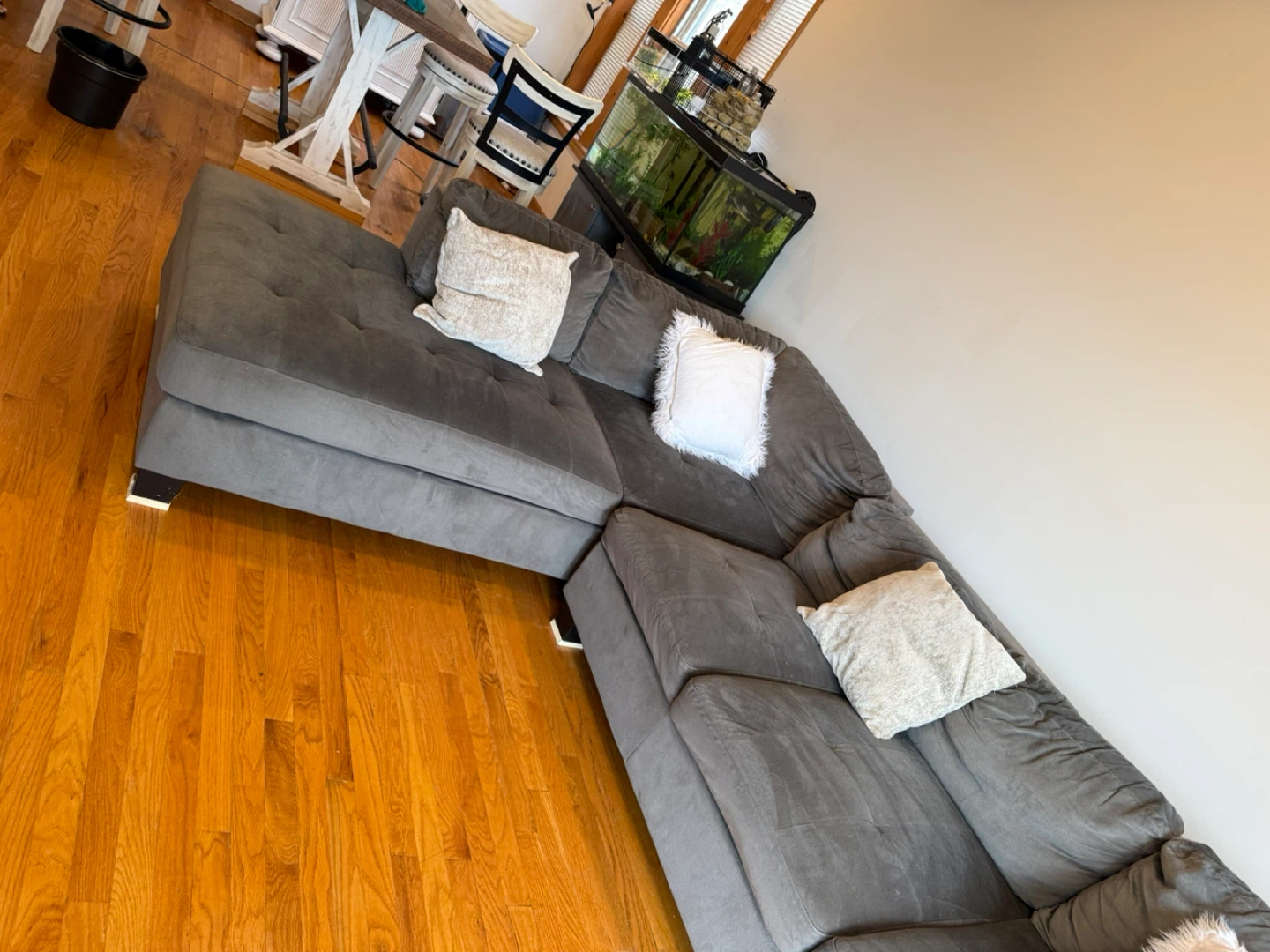 Gray Sectional Sofa - photo 4