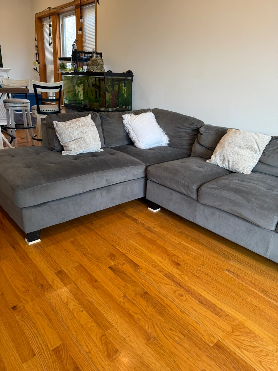 Gray Sectional Sofa - photo 5