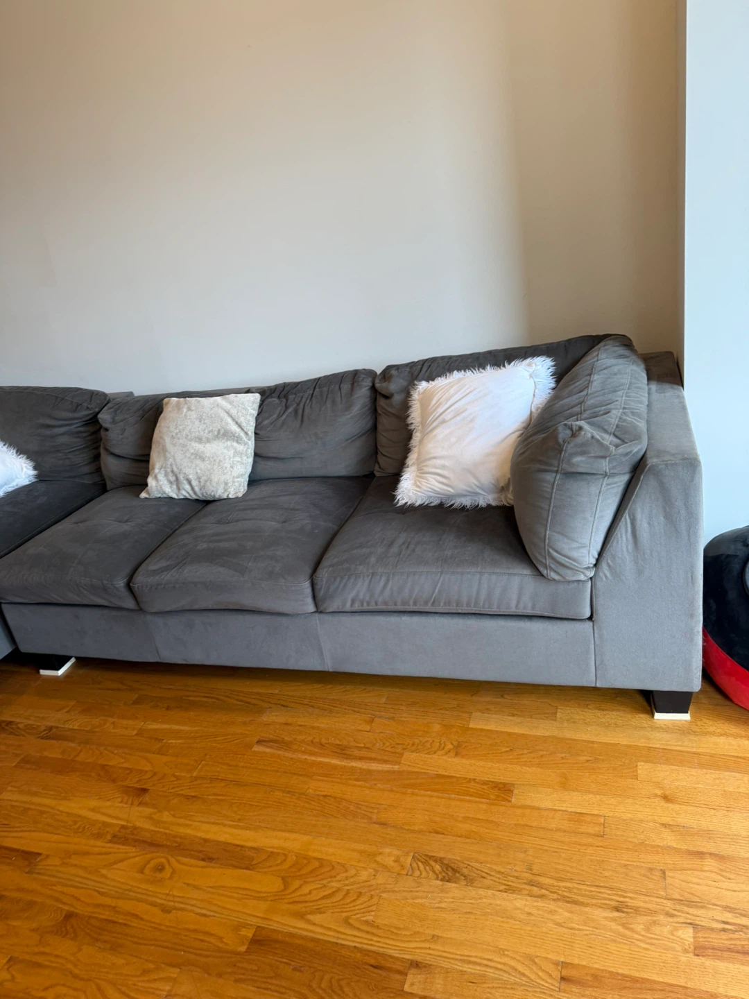 Gray Sectional Sofa - photo 3