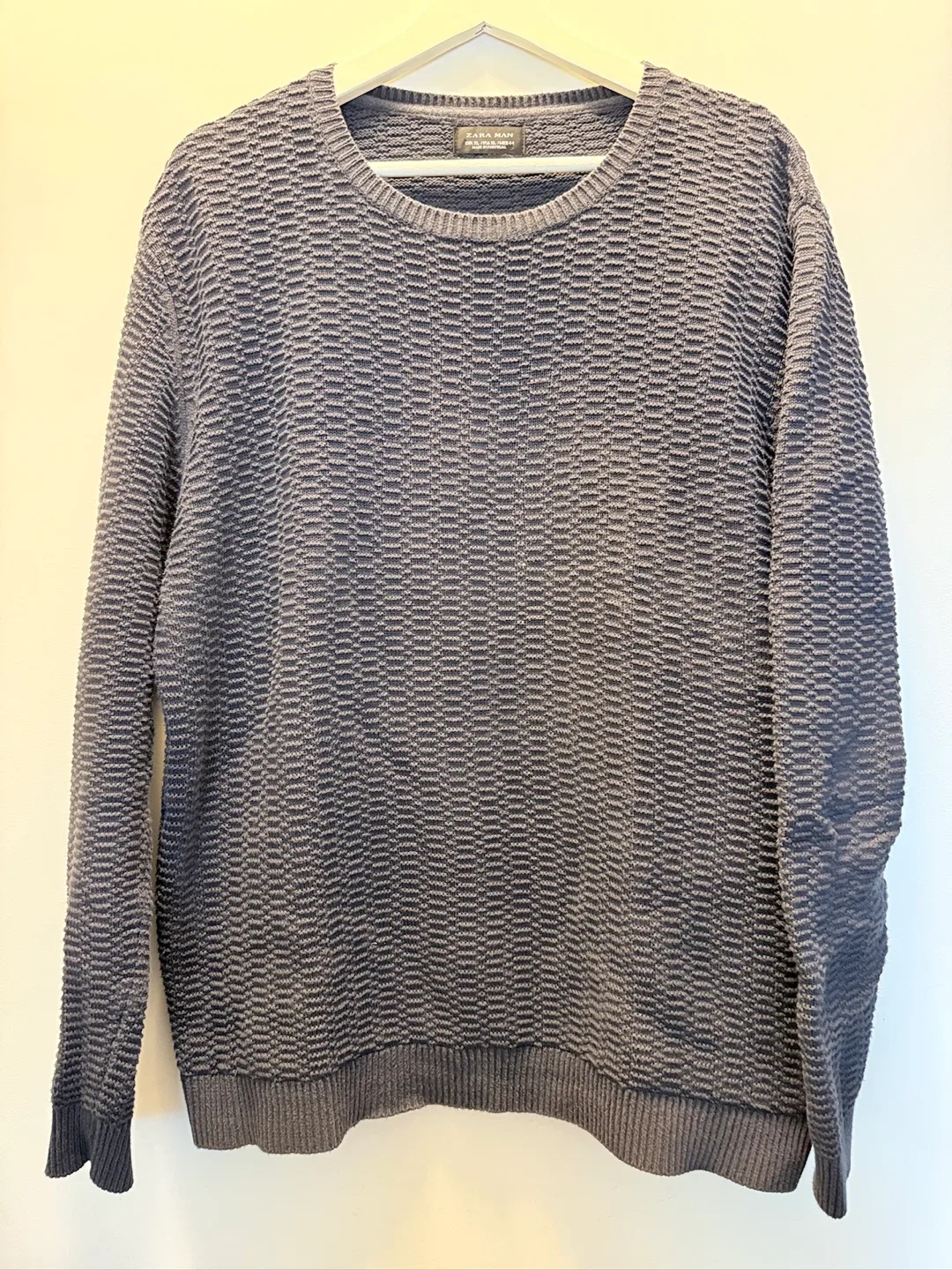 Zara Man XL Sweater - Dark Grey/ Blue thumbnail