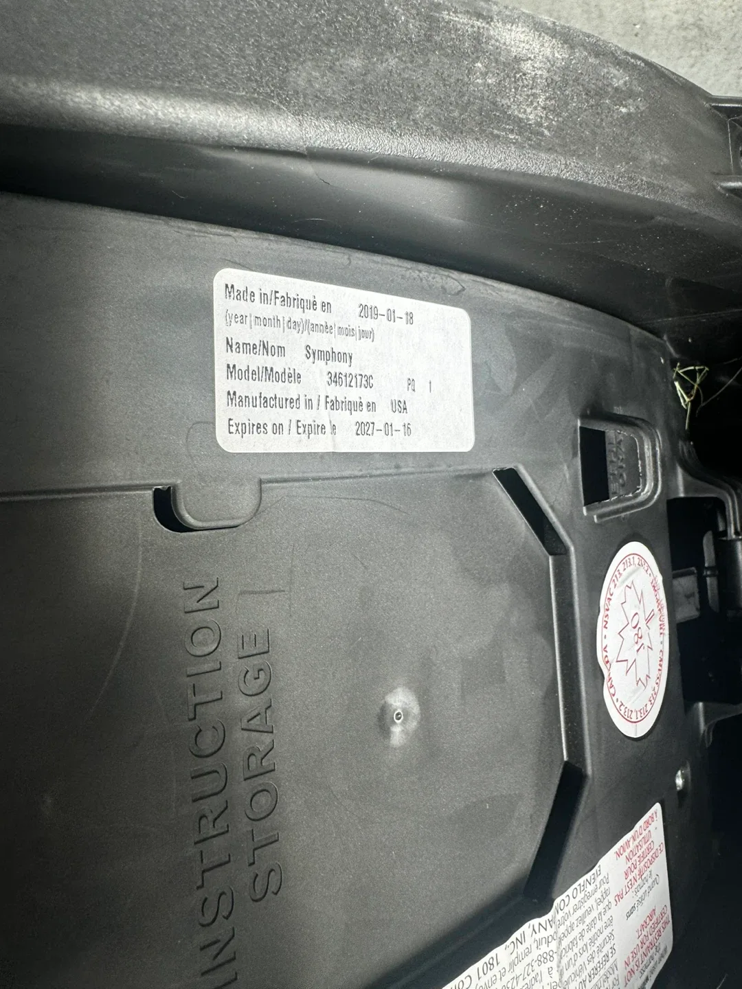 Evenflo Symphony DLX All-In-One Convertible Car Seat image indicator(6)