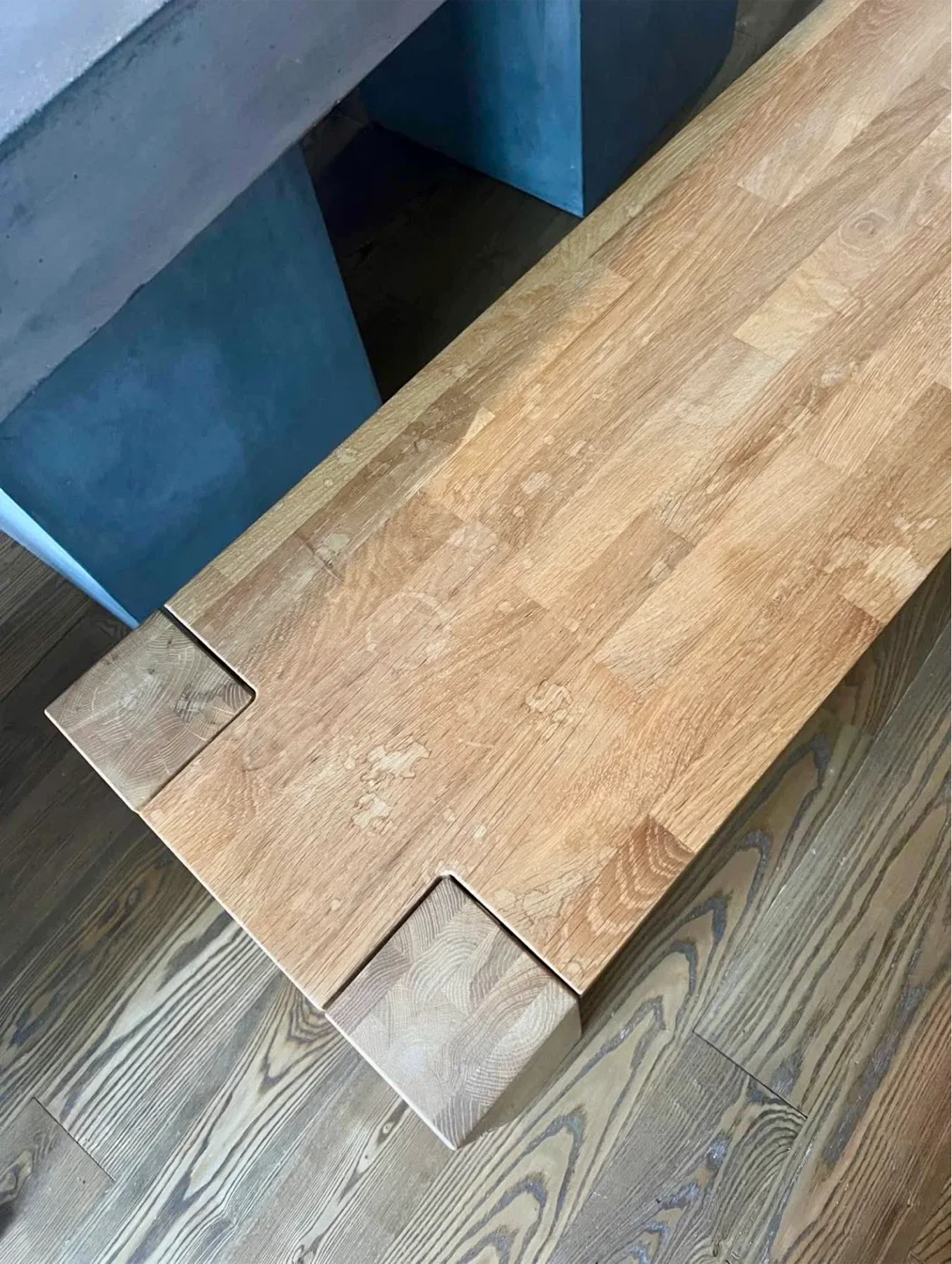 EQ3 harvest dining bench solid oak image indicator(3)