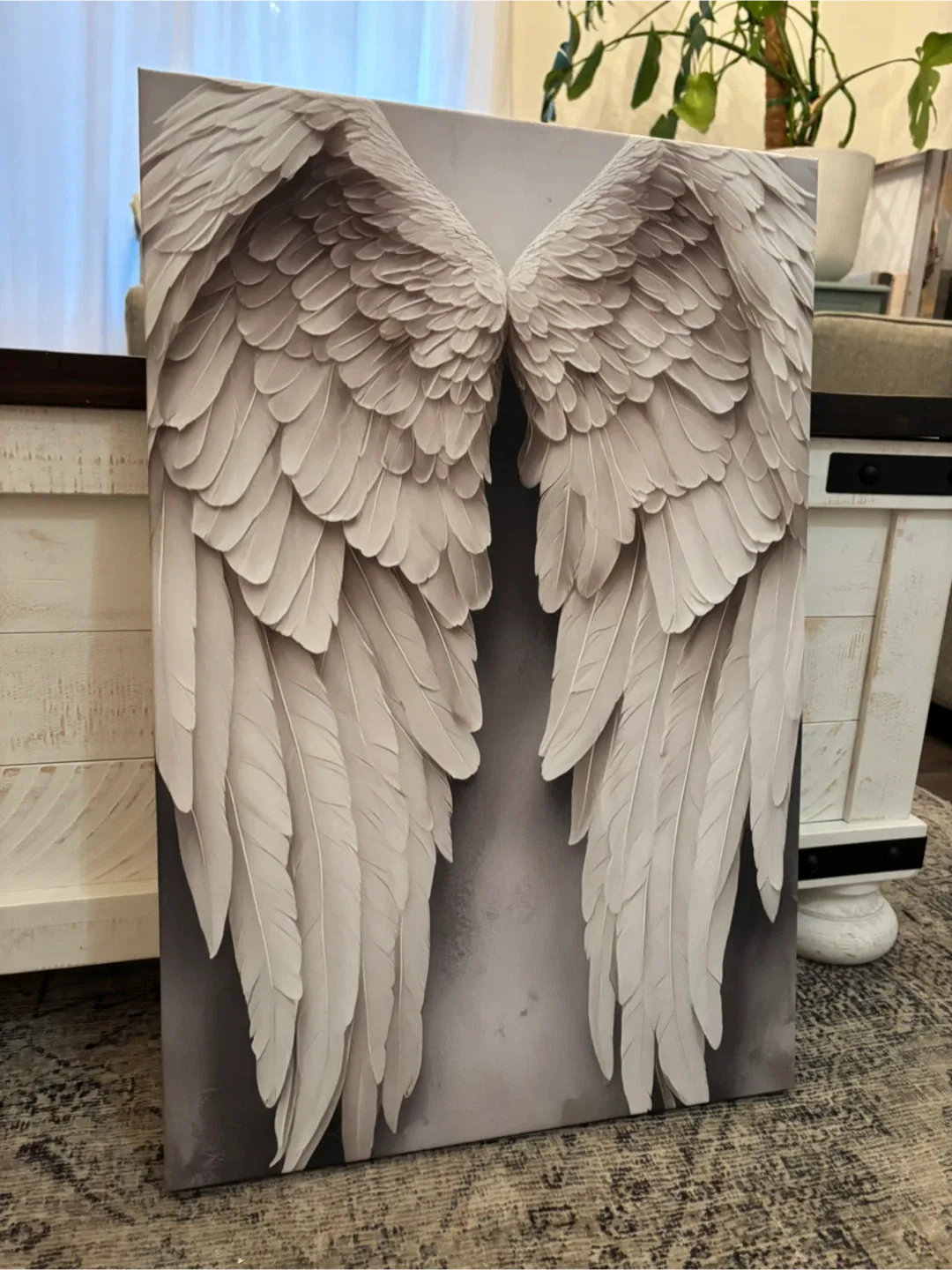 Beautiful Angel Wings Canvas Wall Art-Ready To Hang image indicator(5)