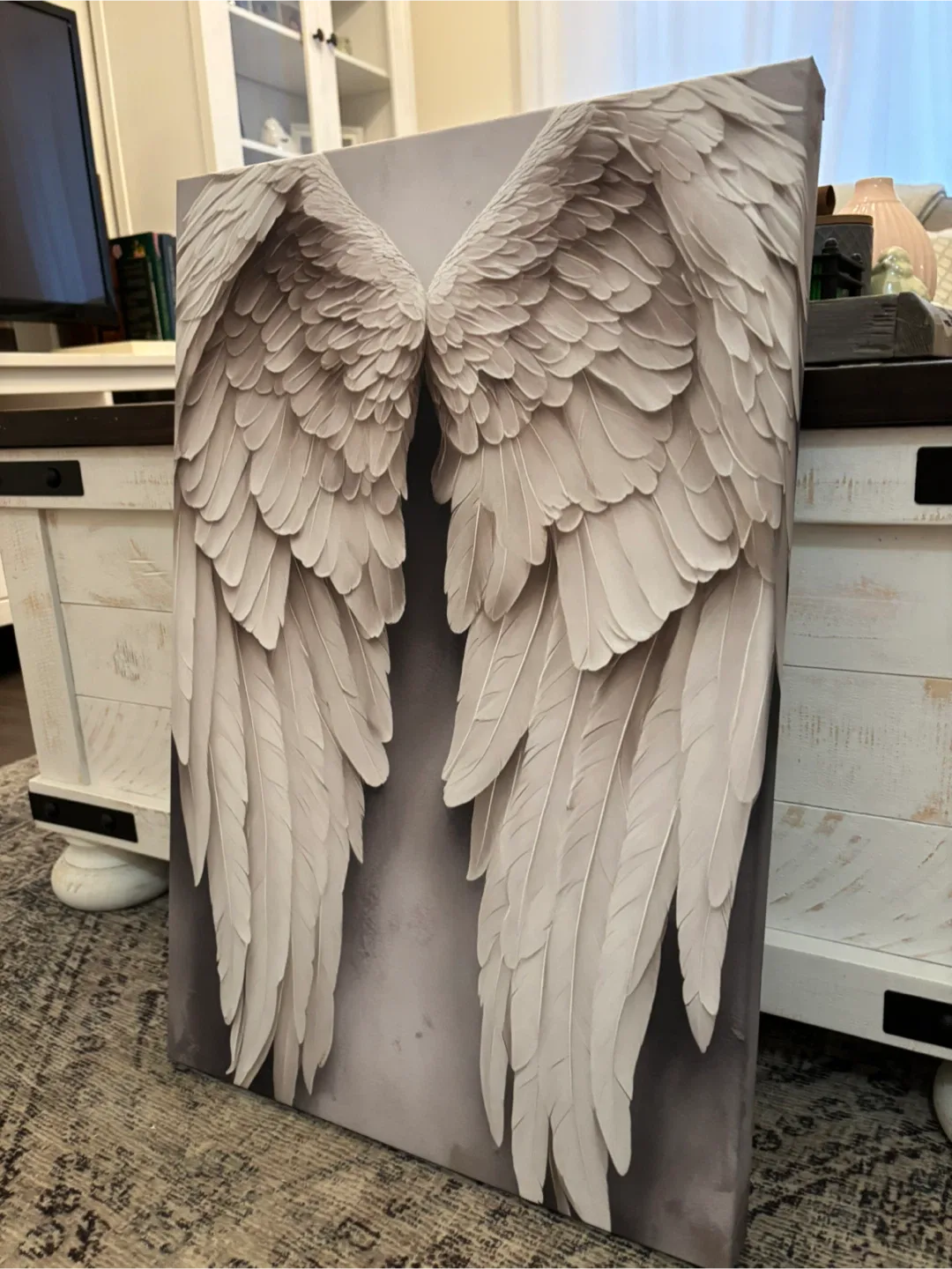 Beautiful Angel Wings Canvas Wall Art-Ready To Hang image indicator(3)