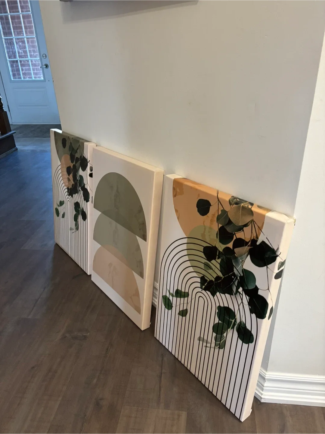 Set of 3 Botanical Wall Art Canvases image indicator(6)