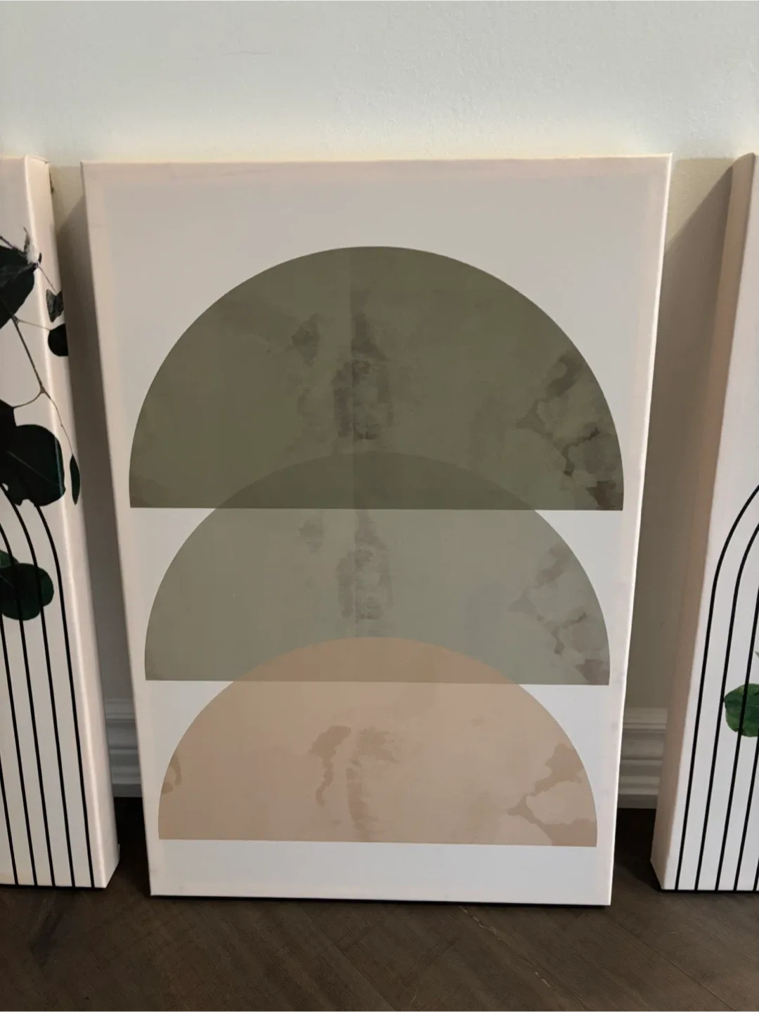 Set of 3 Botanical Wall Art Canvases image indicator(3)