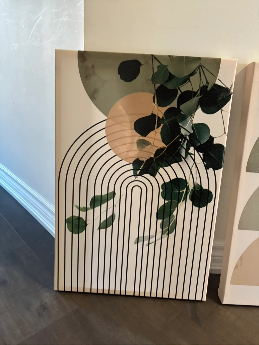 Set of 3 Botanical Wall Art Canvases image indicator(2)